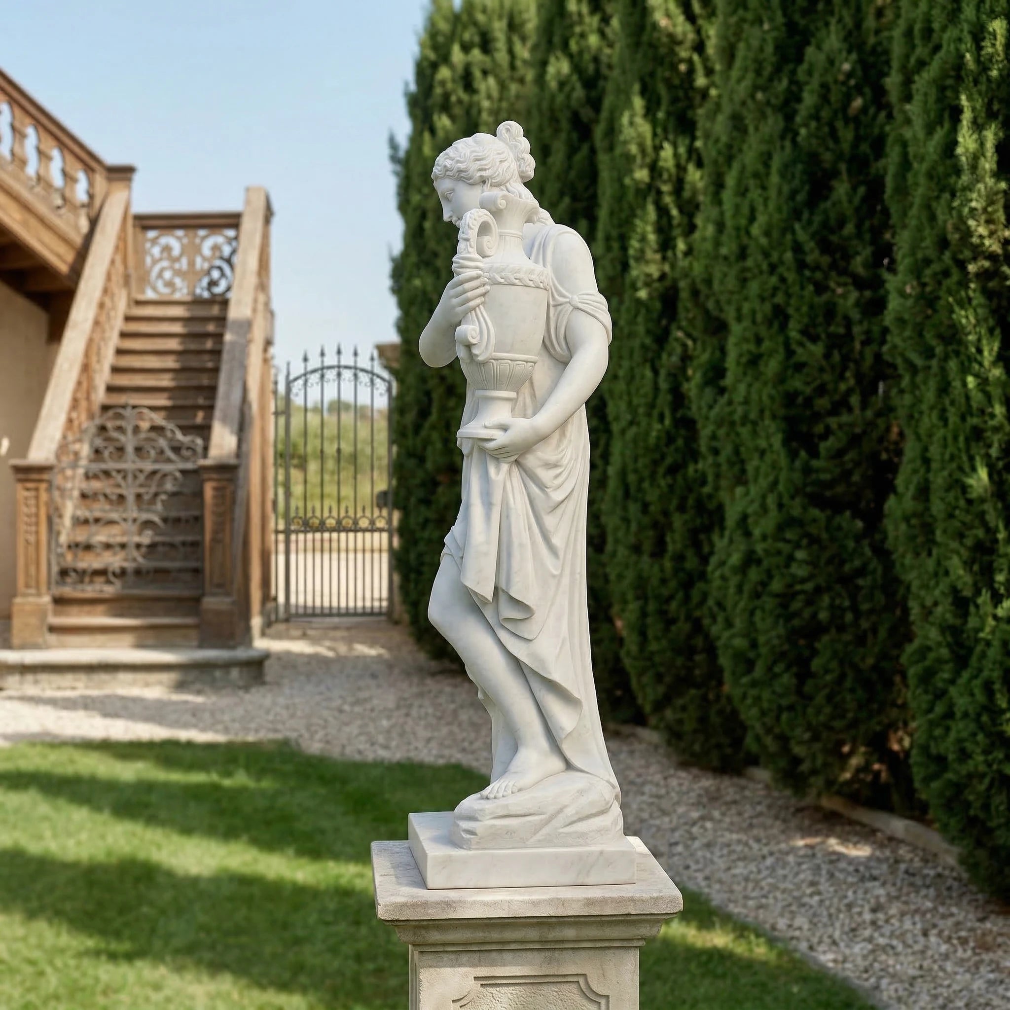 Vela-Natural-Marble-Female-Figure-with-Urn-Sculpture-Garden-Court-VSMS-2851-04