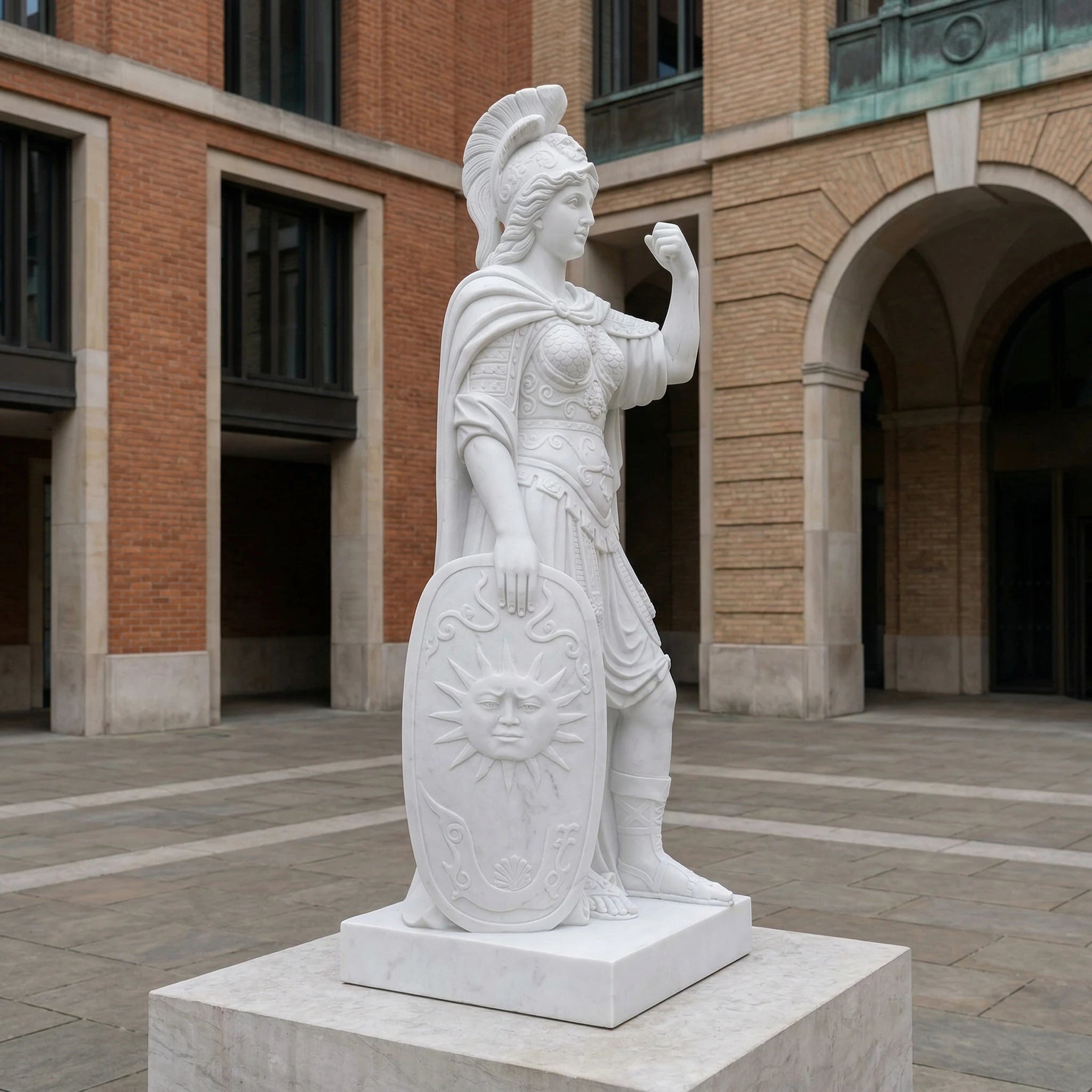 Vela-Natural-Marble-Female-Warrior-Sculpture-Pedestal-Statue-VSMS-928-03