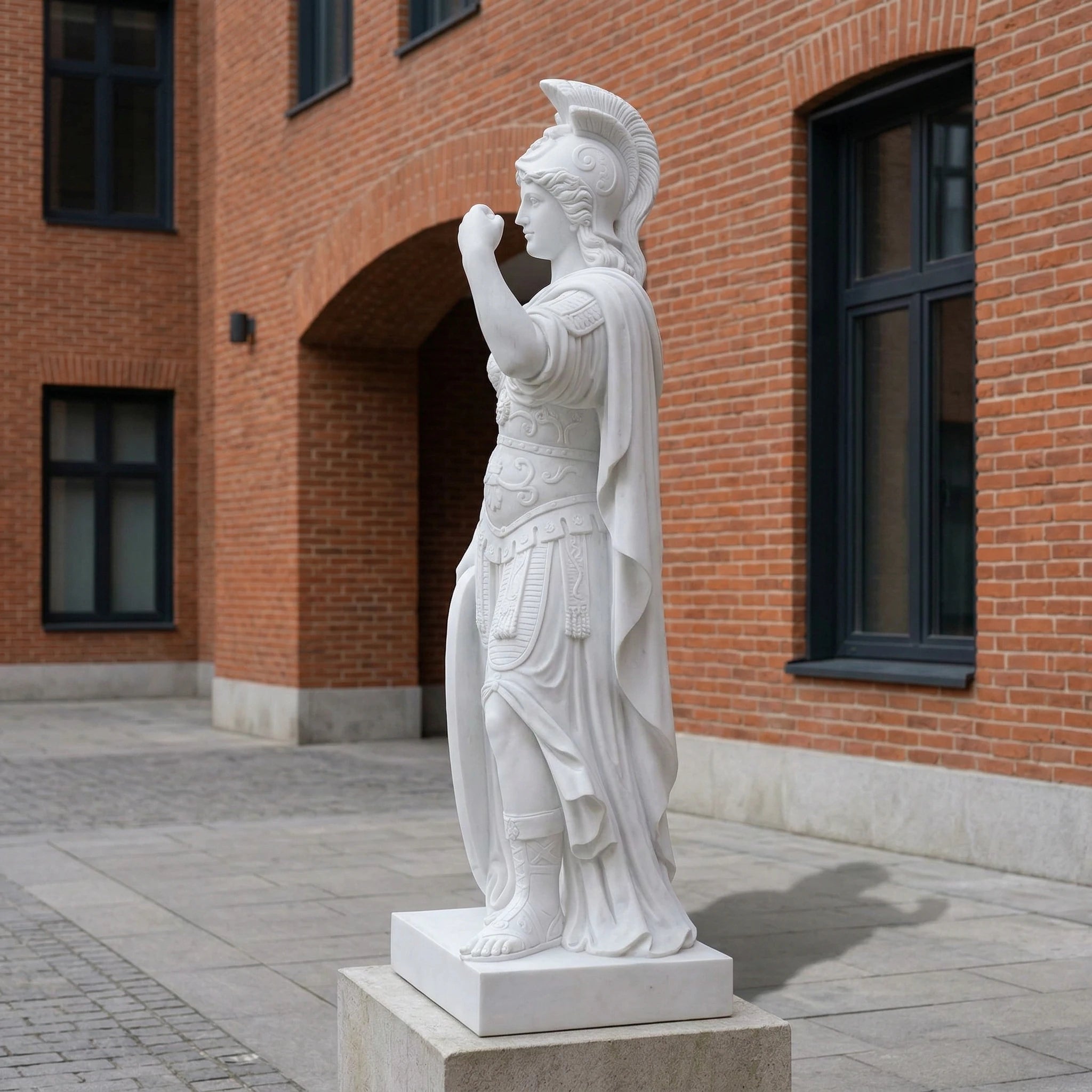 Vela-Natural-Marble-Female-Warrior-Sculpture-Pedestal-Statue-VSMS-928-04