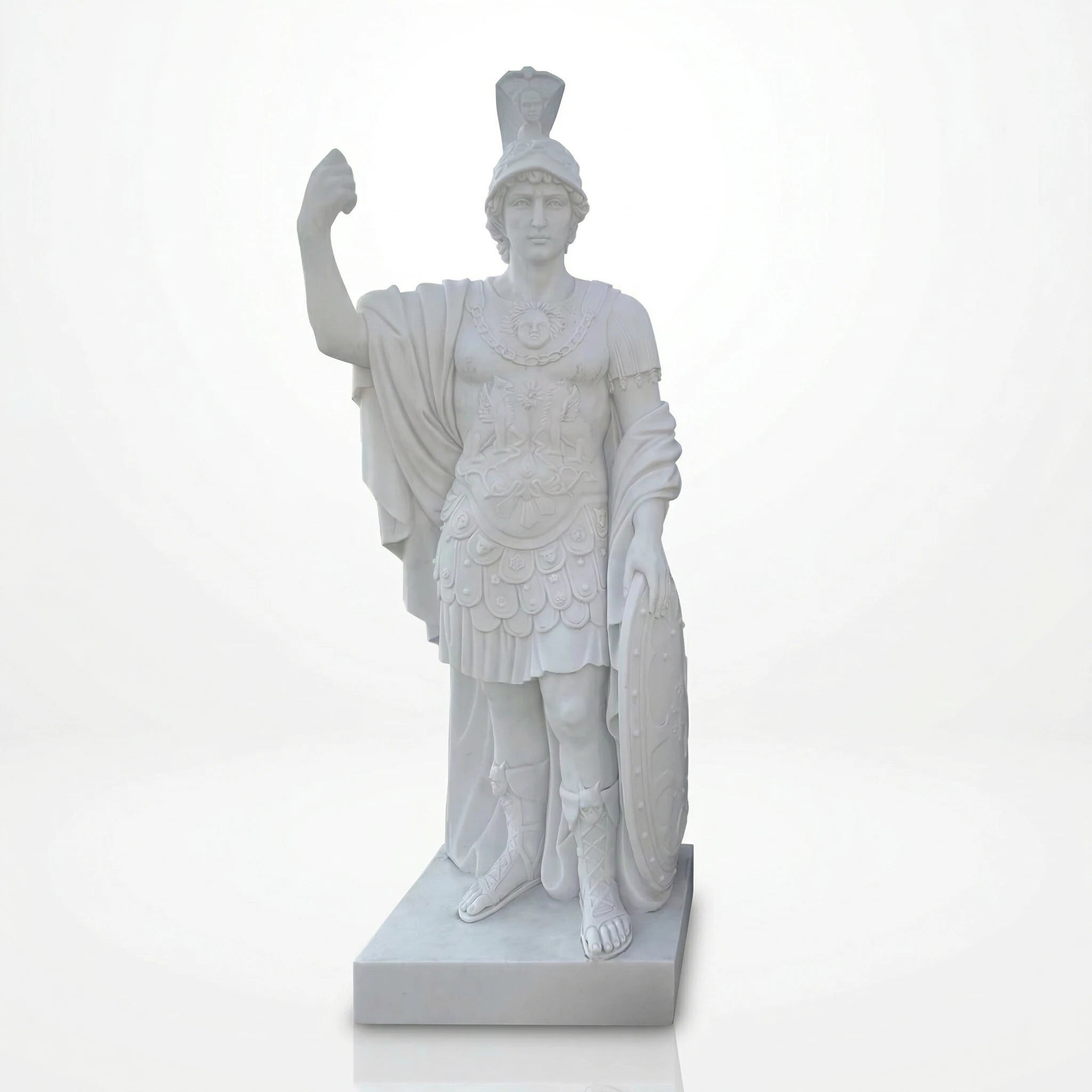 Vela-Natural-Marble-Figurative--Human-Form-Sculpture-Ceremonial-Stance-VSMS-4824-04