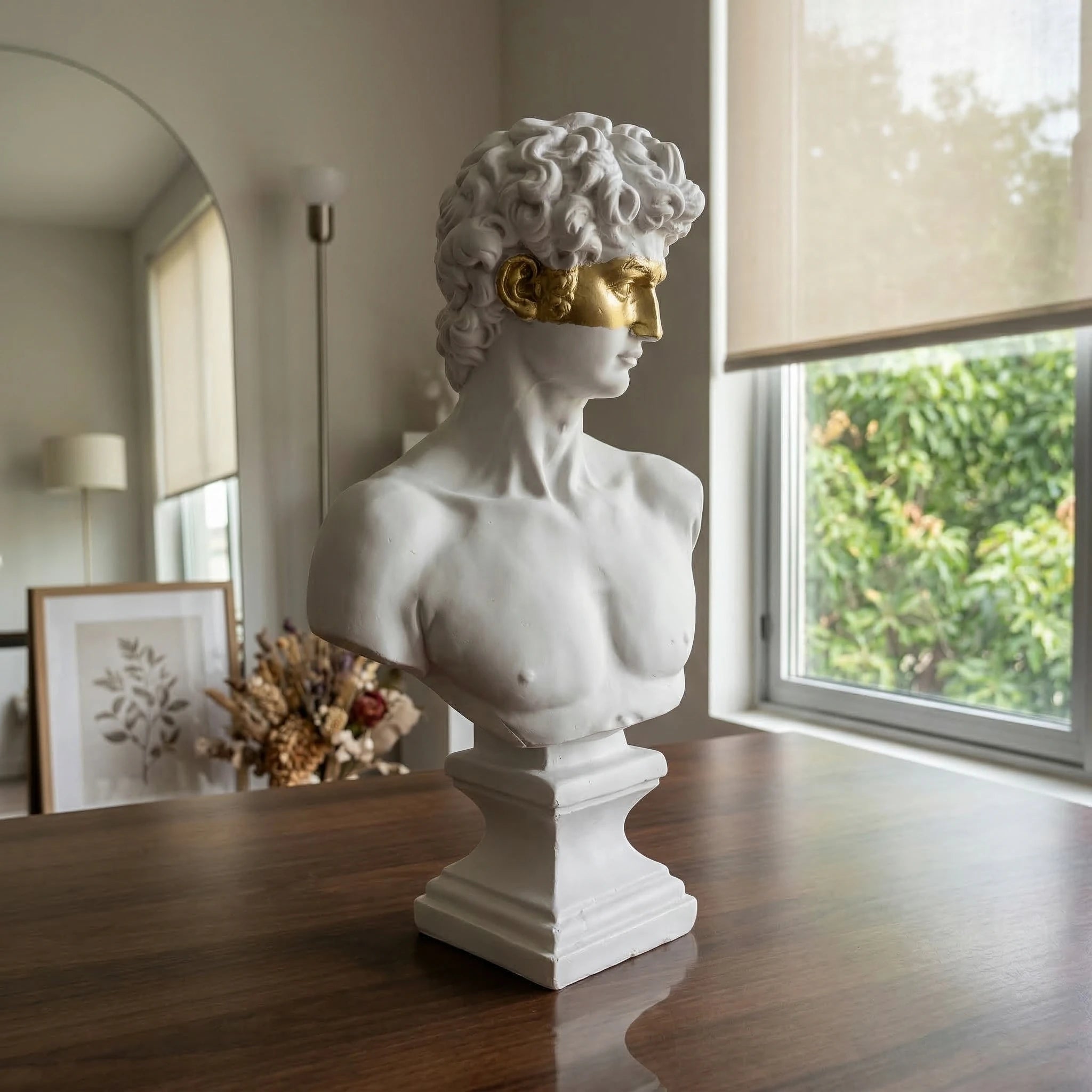 Vela-Natural-Marble-Figurative-Bust-Sculpture-Gold-Band-Accent-VSMS-918-03