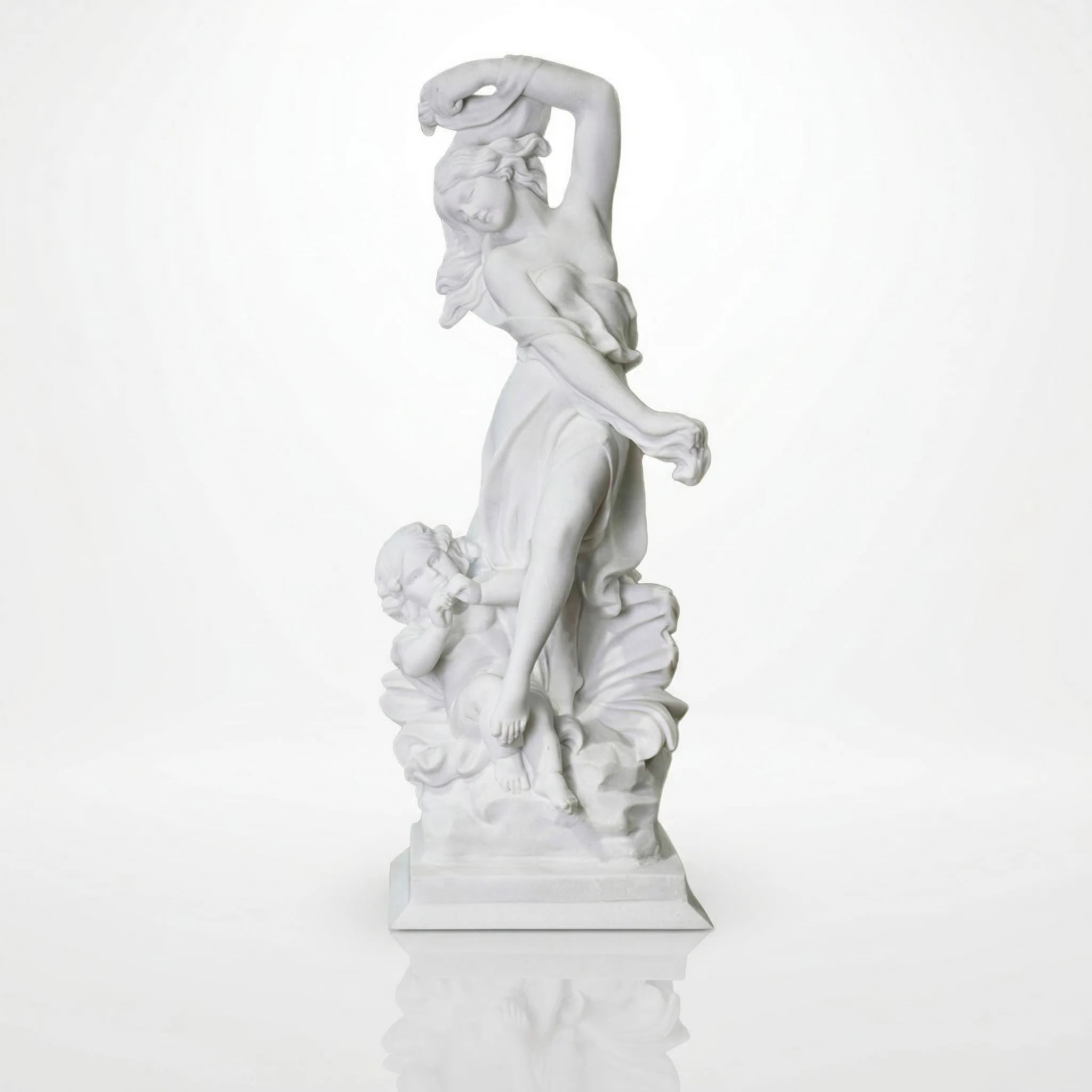 Vela-Natural-Marble-Figurative-Female-and-Cherub-Sculpture-Garden-Contrapposto-VSMS-3926-04