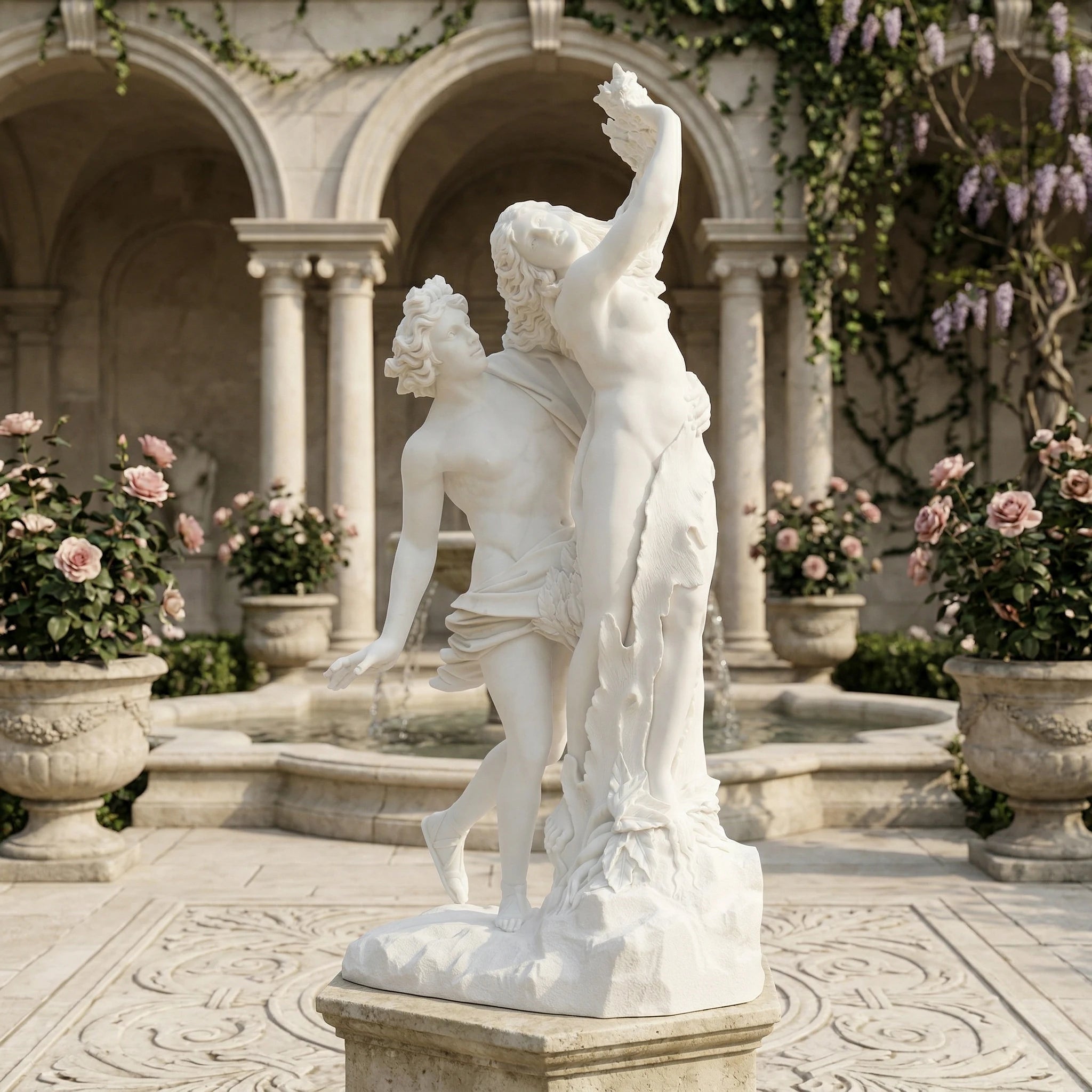 Vela-Natural-Marble-Figurative-Human-Form-Sculpture-Celebratory-Offering-VSMS-7193-01
