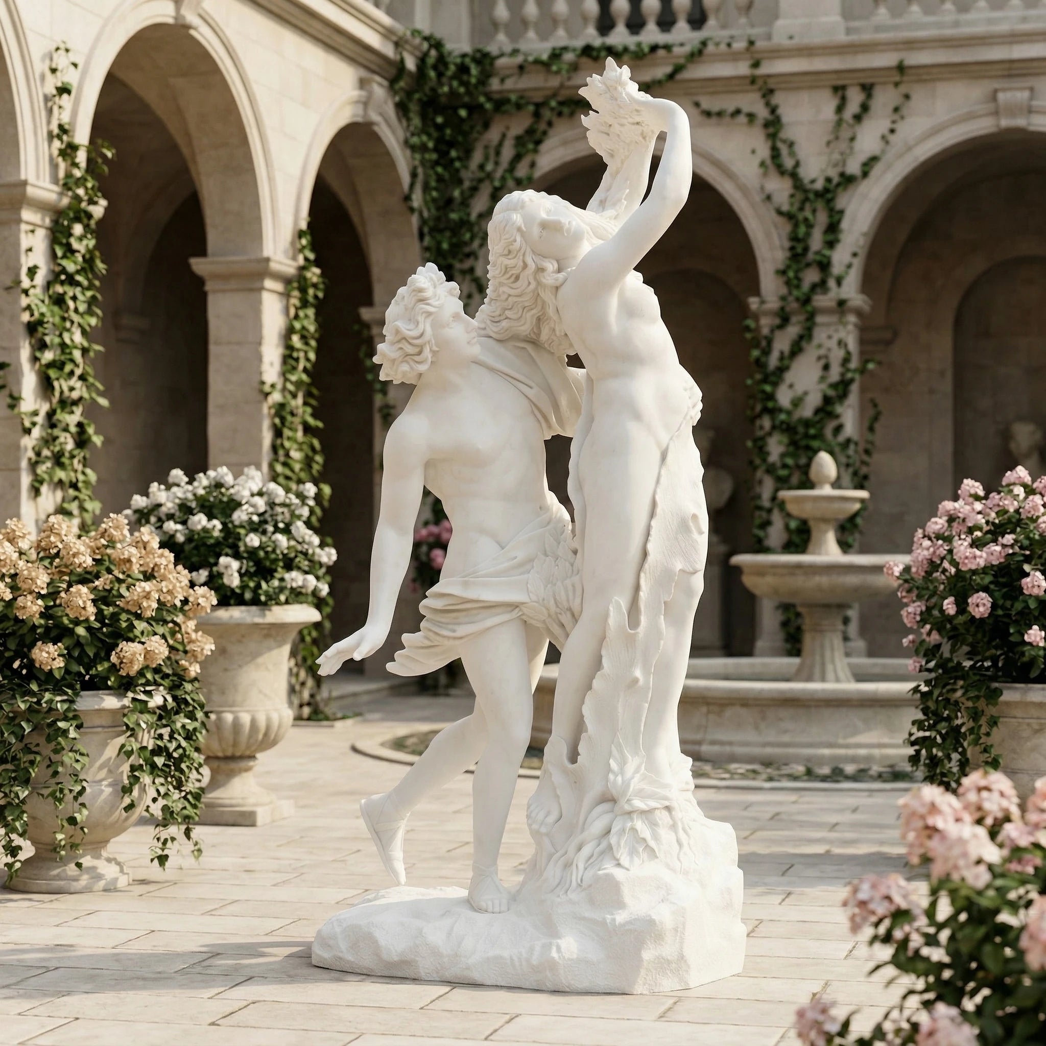 Vela-Natural-Marble-Figurative-Human-Form-Sculpture-Celebratory-Offering-VSMS-7193-02