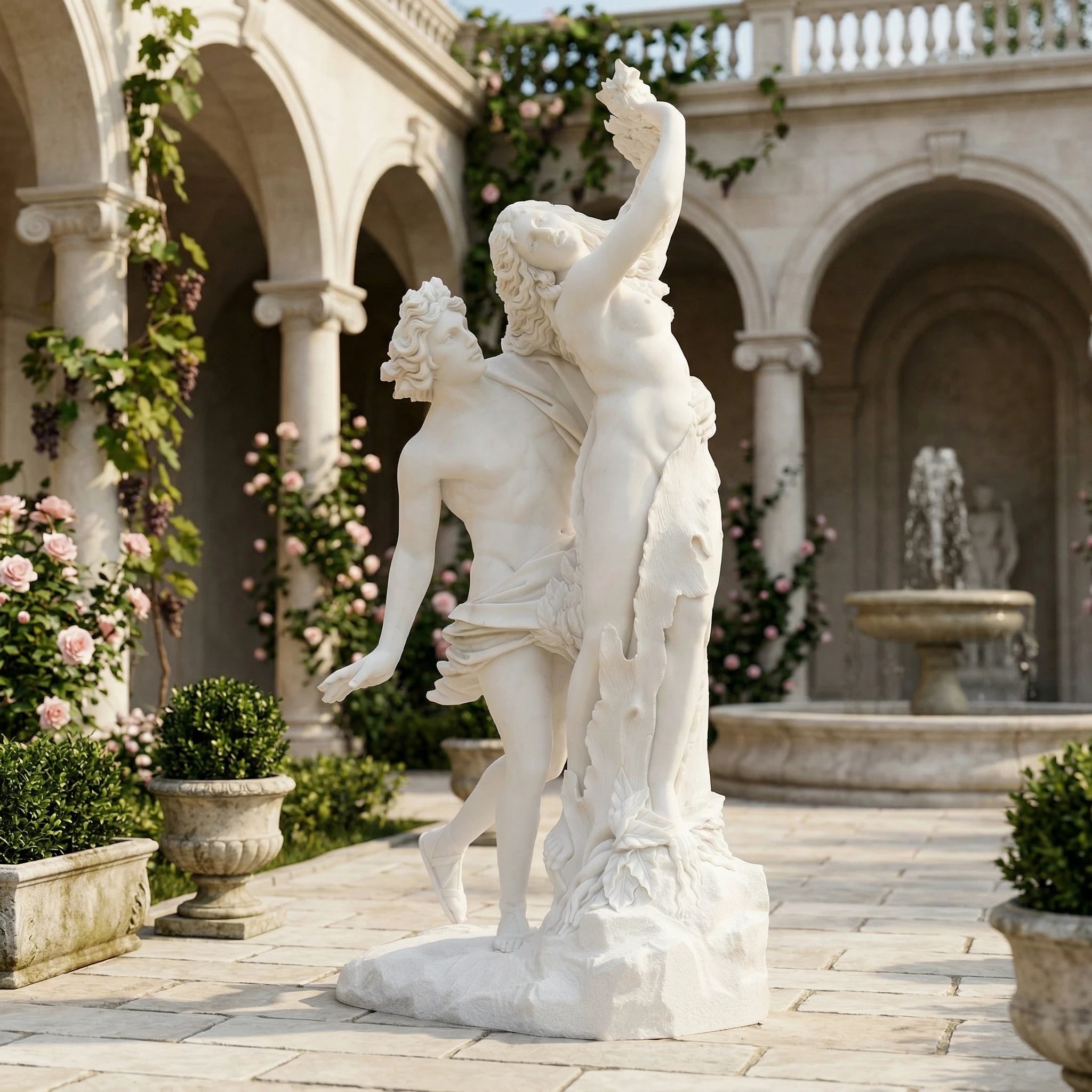 Vela-Natural-Marble-Figurative-Human-Form-Sculpture-Celebratory-Offering-VSMS-7193-04