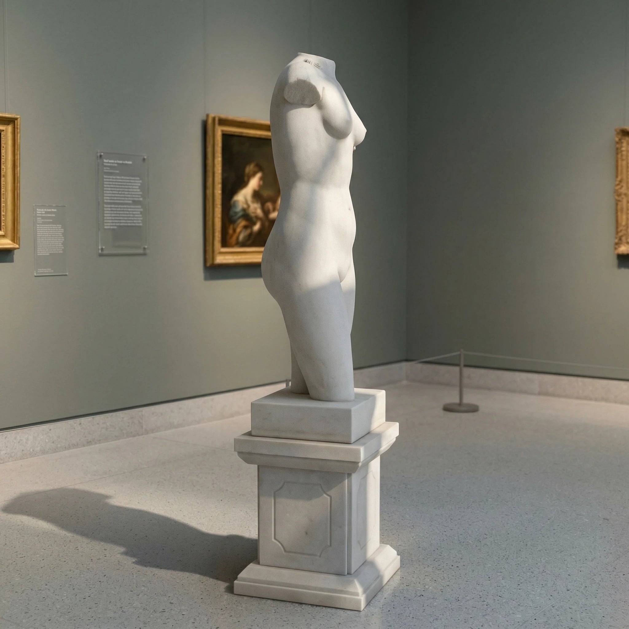 Vela-Natural-Marble-Figurative-Human-Form-Sculpture-Minimalist-Pedestal-VSMS-4825-03