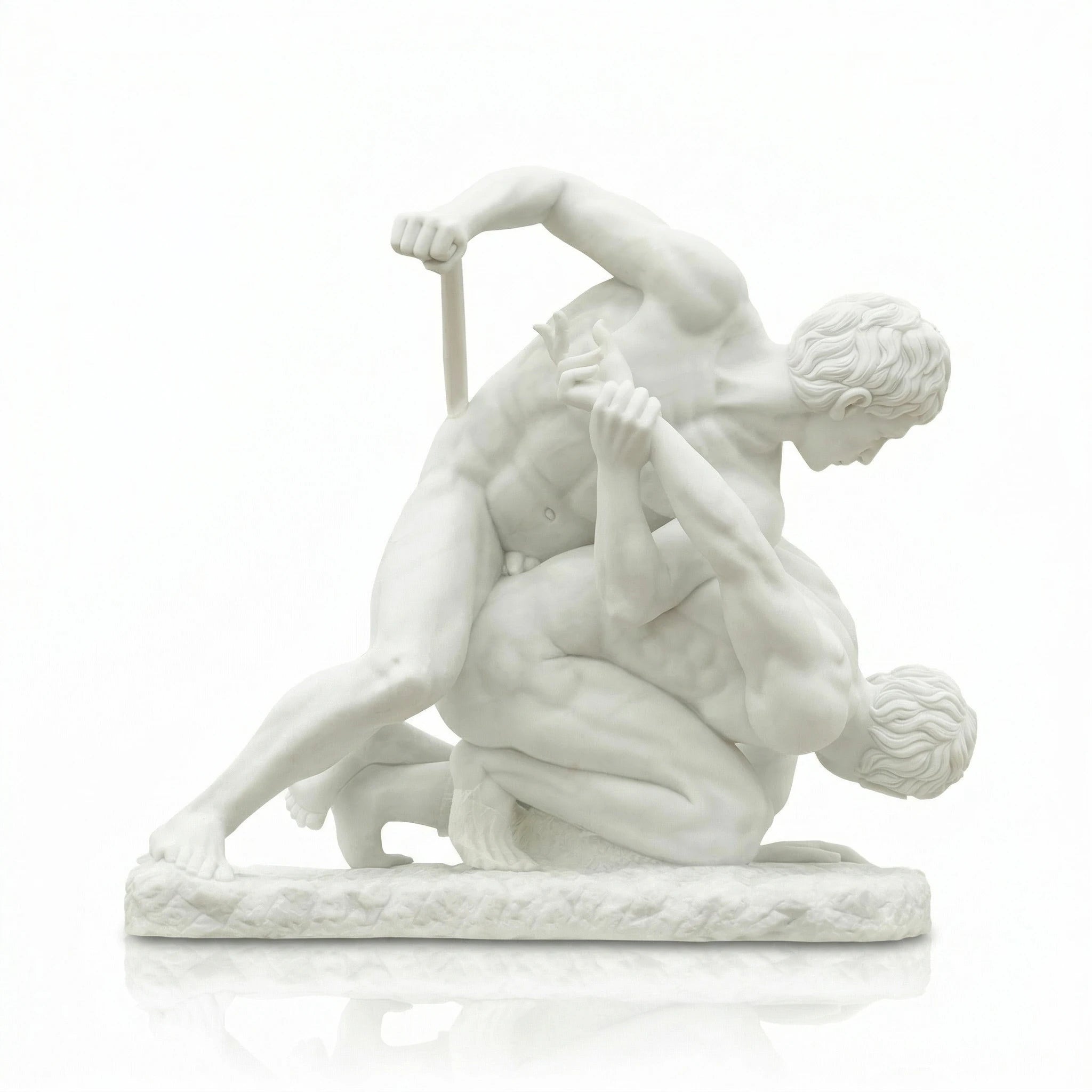 Vela-Natural-Marble-Figurative-Human-Form-Sculpture-Wrestling-Embrace-VSMS-5093-04