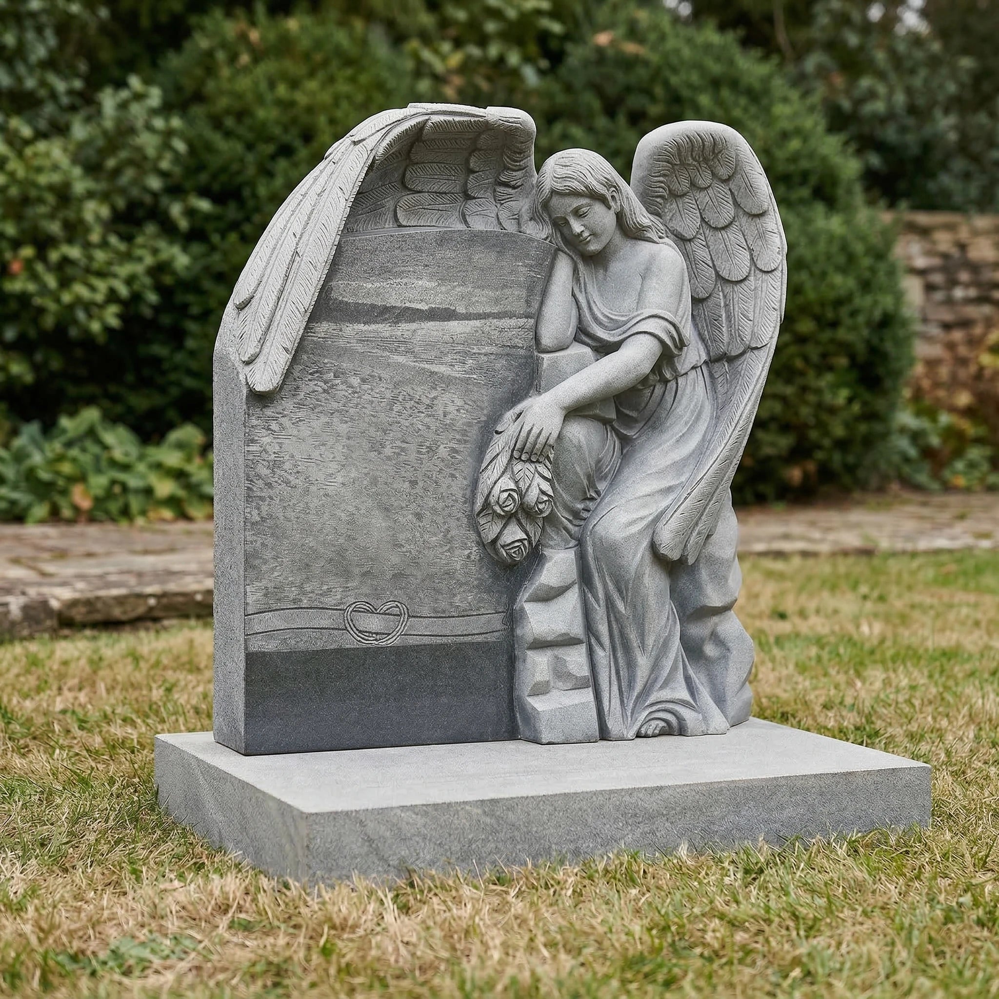 Vela-Natural-Marble-Guardian-Angel-Sculpture-Garden-Memorial-VSMS-2750-01