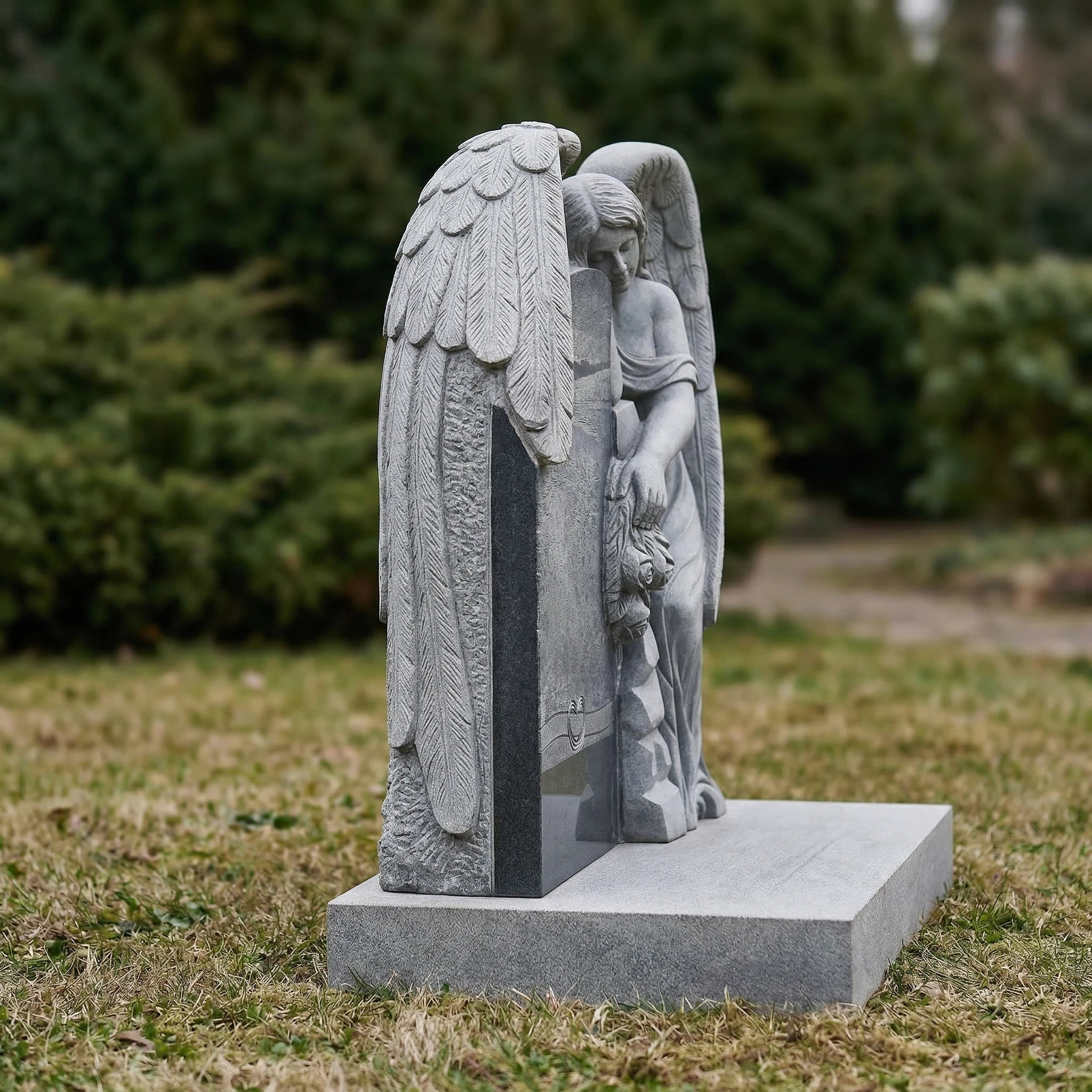 Vela-Natural-Marble-Guardian-Angel-Sculpture-Garden-Memorial-VSMS-2750-04