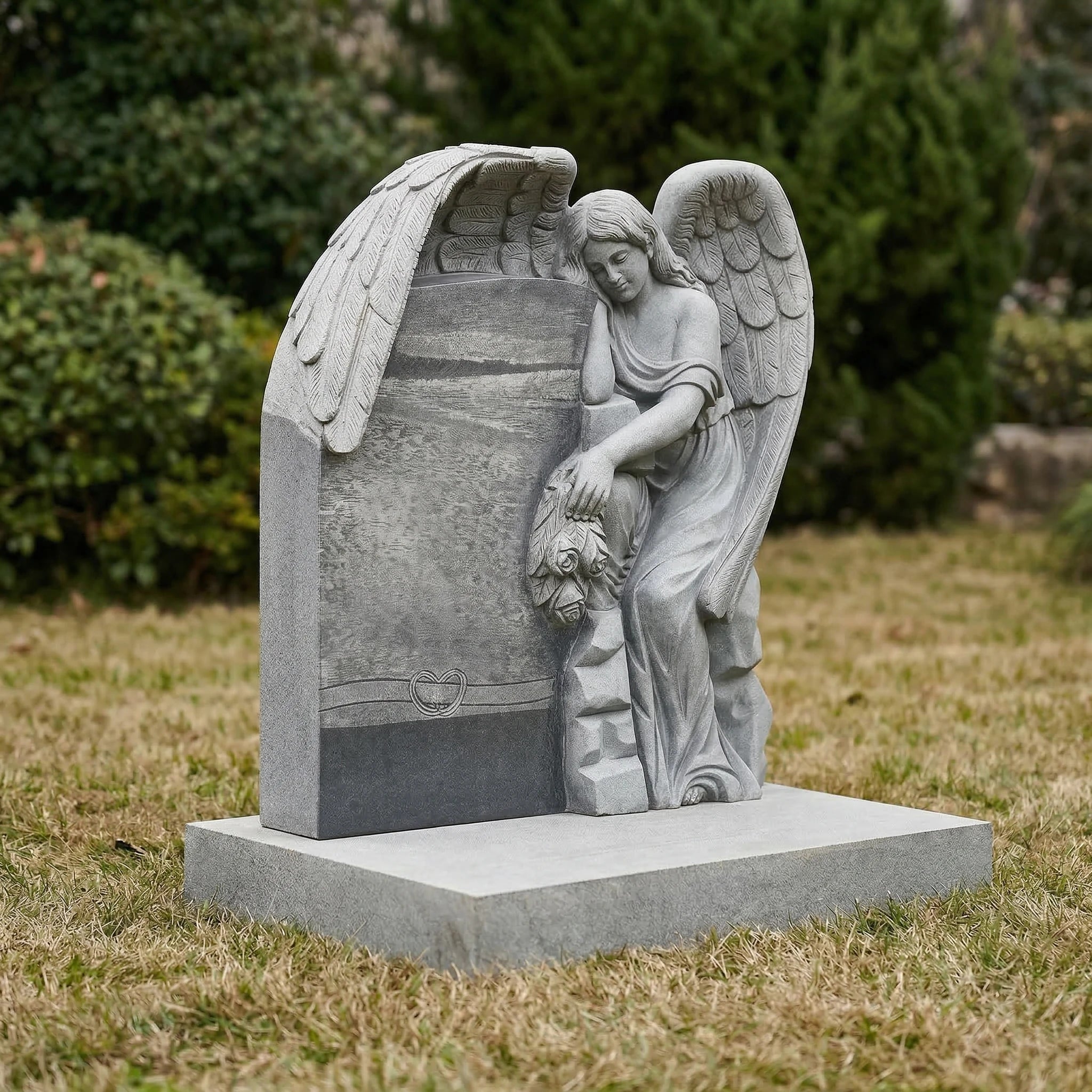 Vela-Natural-Marble-Guardian-Angel-Sculpture-Garden-Memorial-VSMS-2750-05