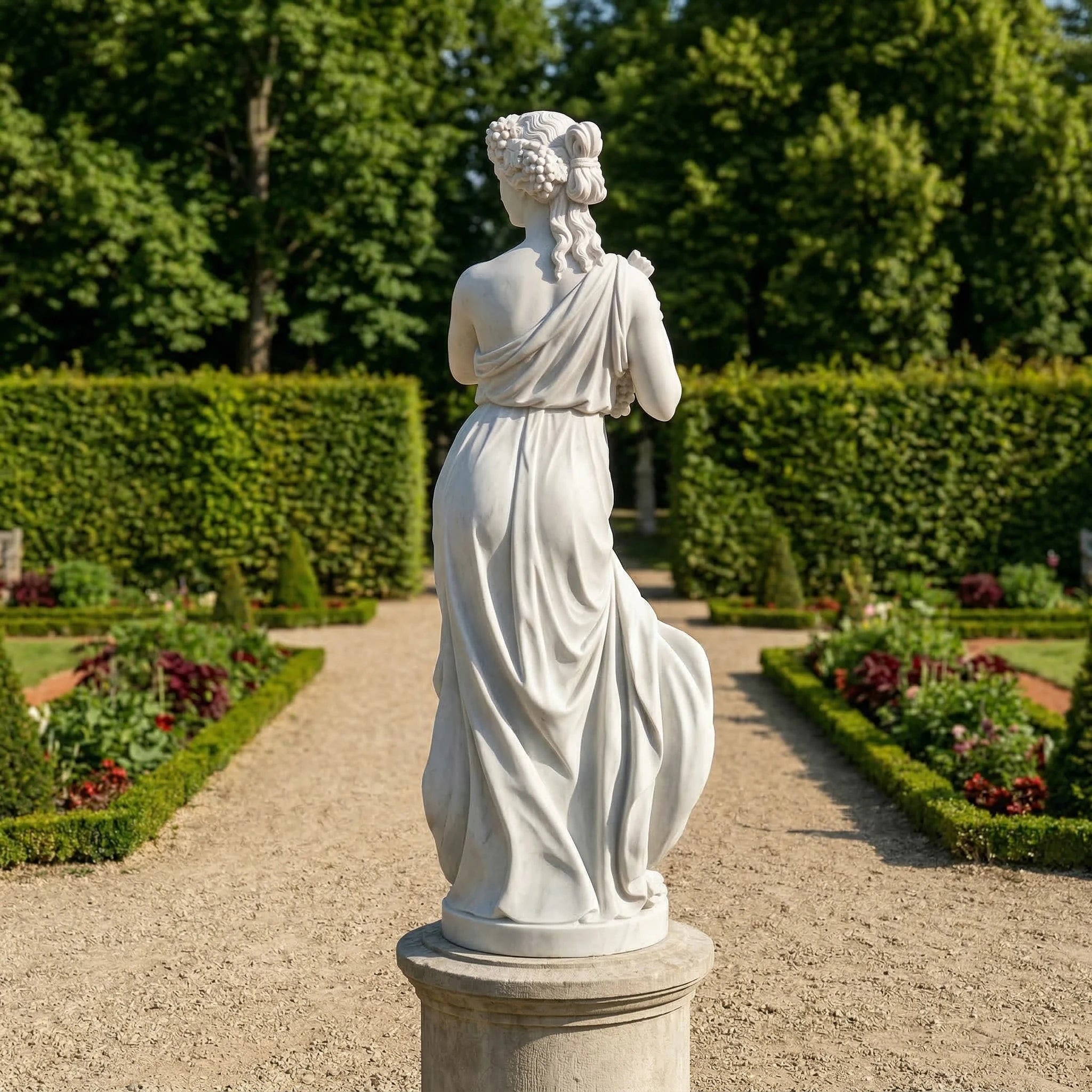 Vela-Natural-Marble-Harvest-Maiden-Sculpture-Garden-Pedestal-VSMS-2483-02