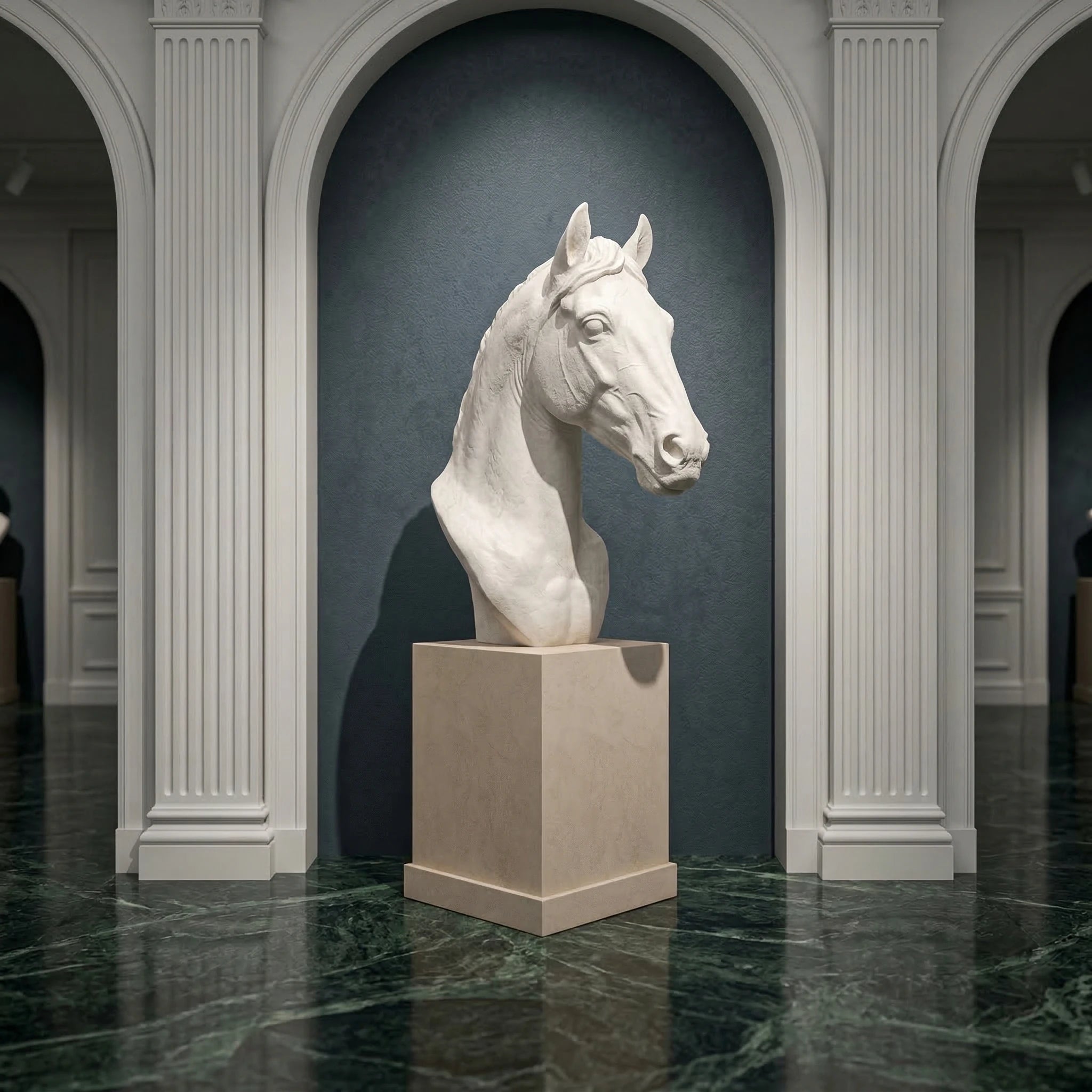 Vela-Natural-Marble-Horse-Bust-Sculpture-Plinth-Display-VSMS-482-03