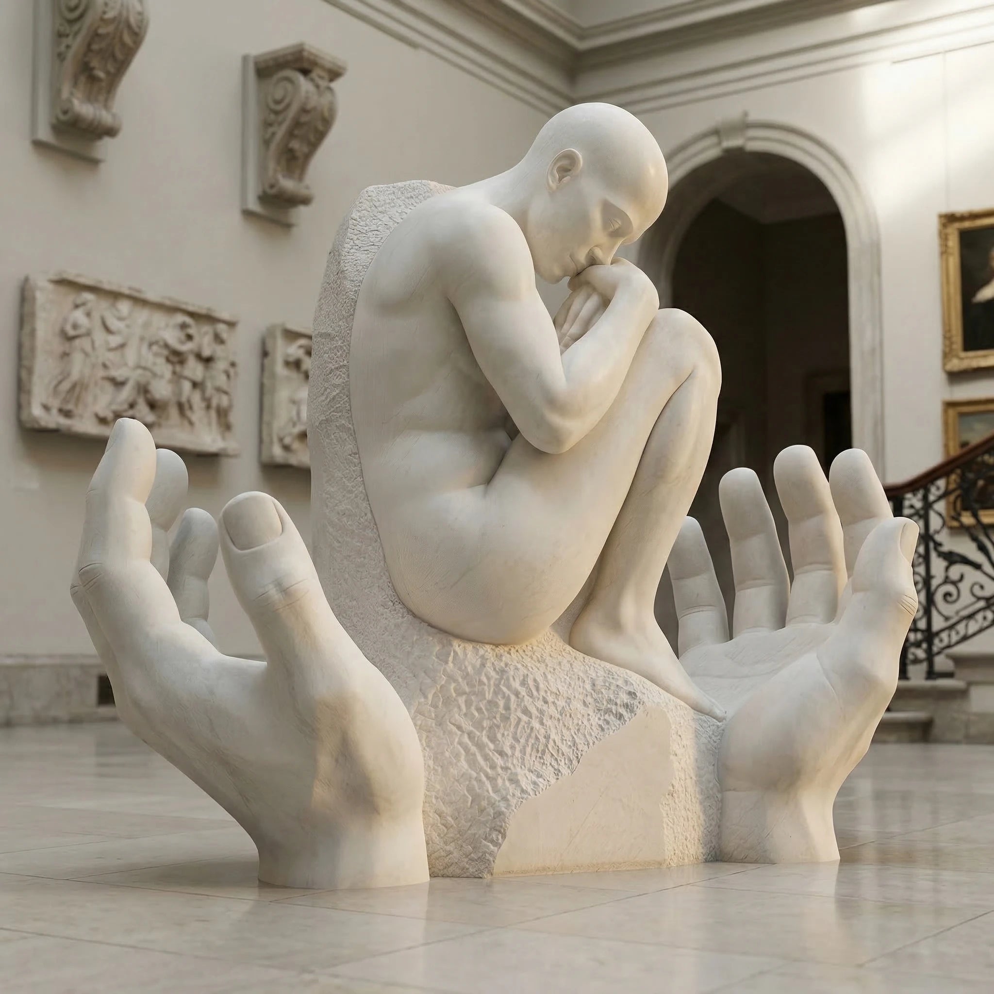 Vela-Natural-Marble-Human-Form-Sculpture-Open-Hands-Base-VSMS-6847-04