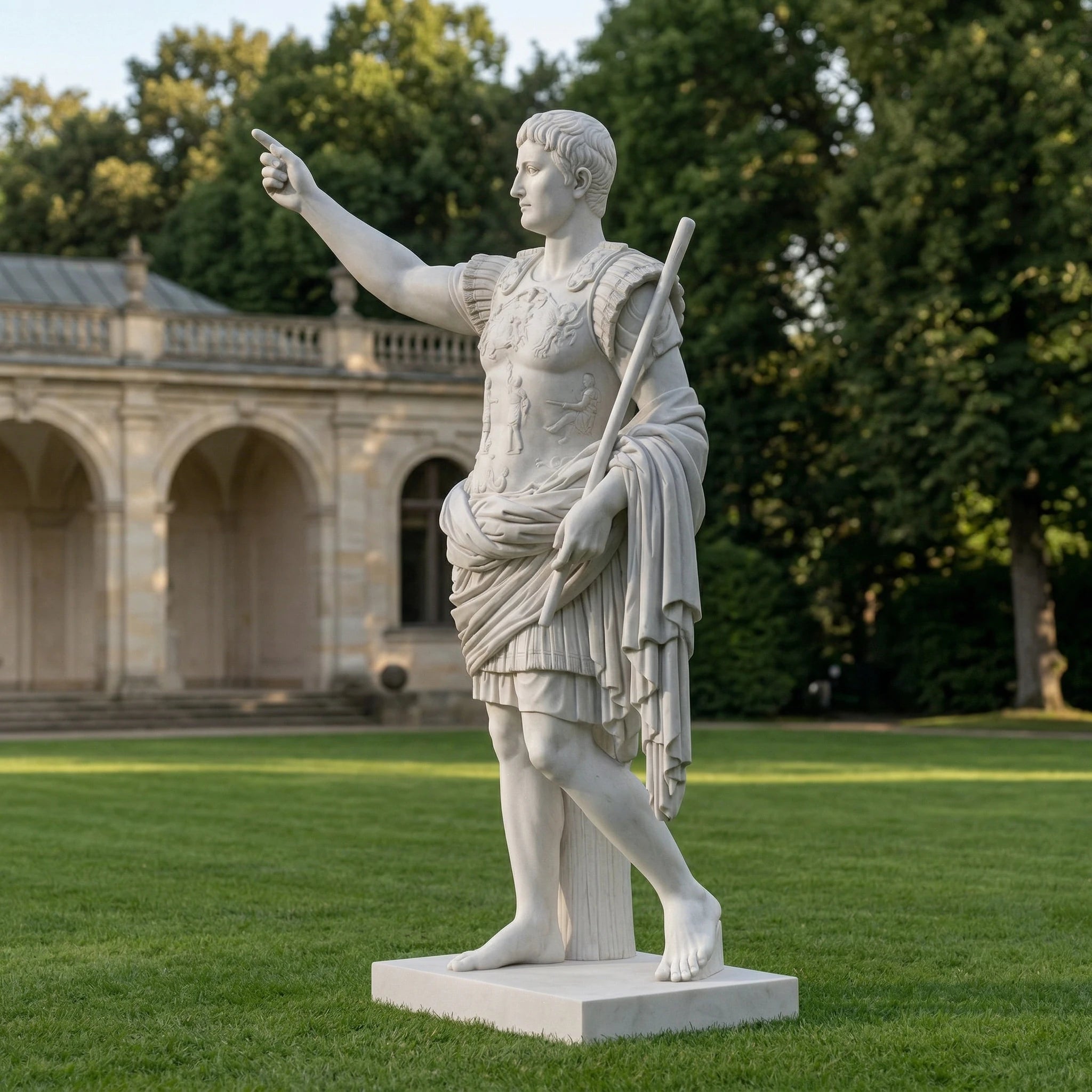 Vela-Natural-Marble-Imperial-Figure-Sculpture-Garden-Plinth-VSMS-7426-02