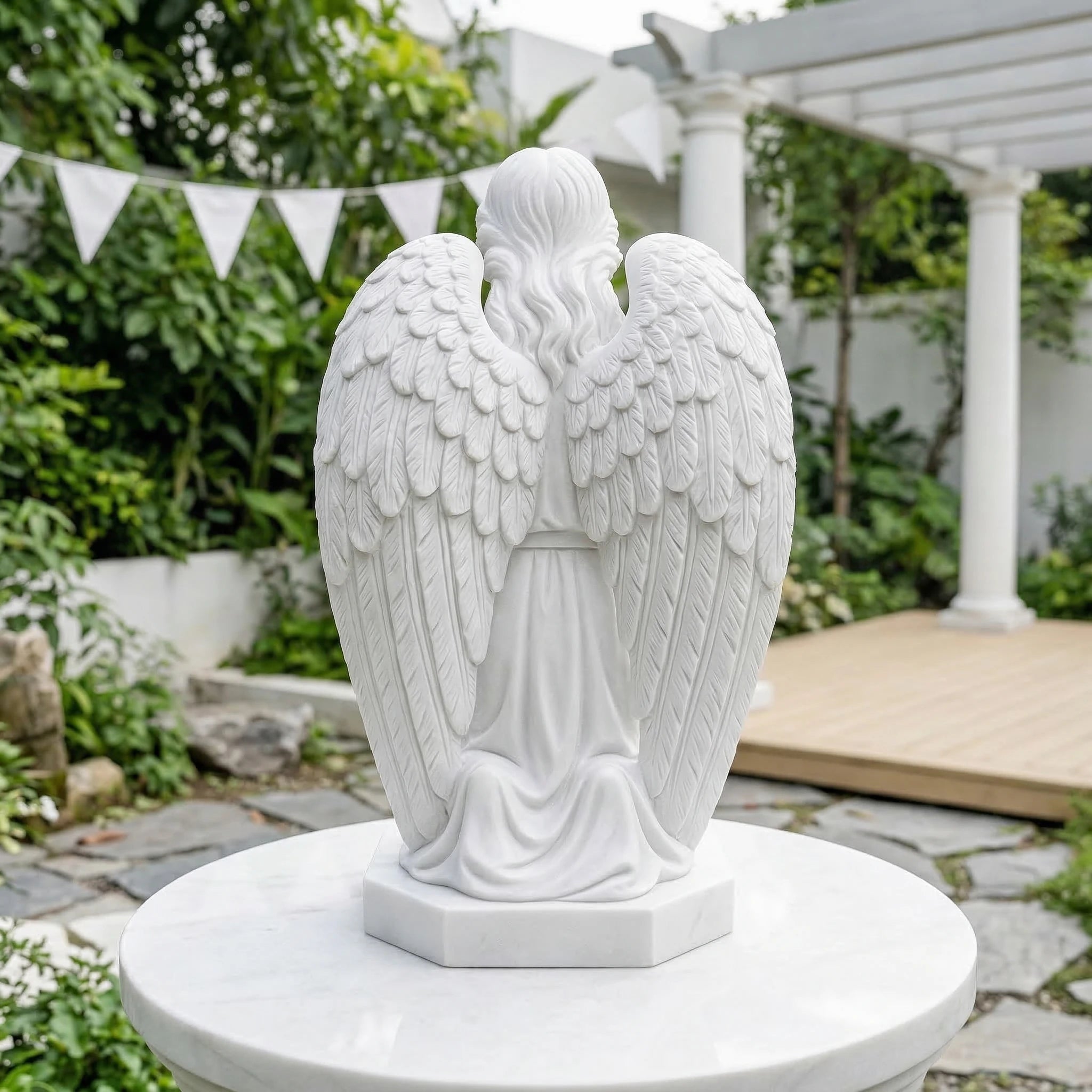 Vela-Natural-Marble-Kneeling-Angel-Sculpture-Prayerful-Wings-VSMS-2849-02