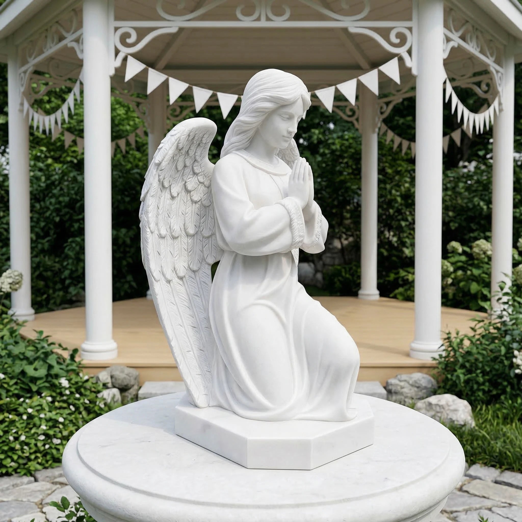 Vela-Natural-Marble-Kneeling-Angel-Sculpture-Prayerful-Wings-VSMS-2849-03