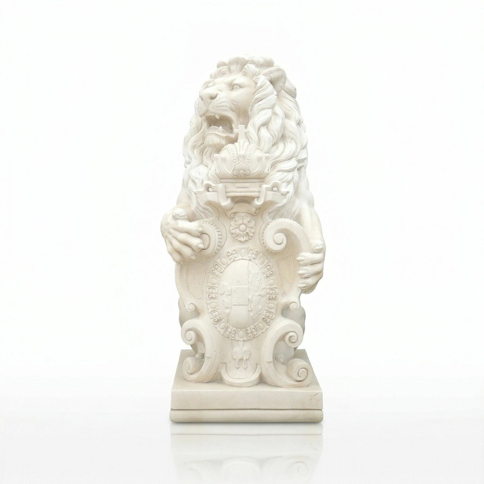 Vela-Natural-Marble-Lion-Sculpture-Heraldic-Entrance-Guardian-VSMS-2746-04