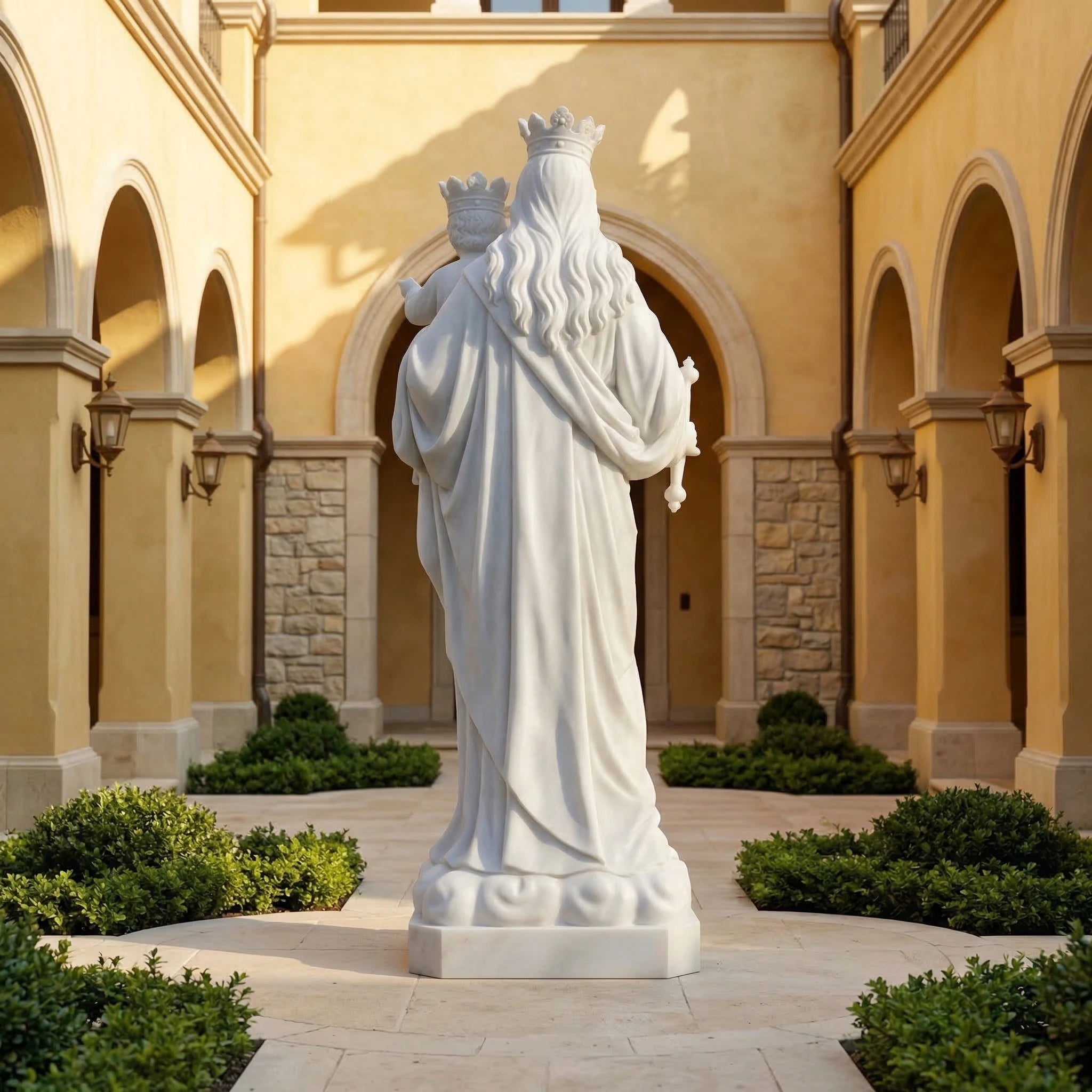 Vela-Natural-Marble-Madonna-and-Child-Sculpture-Courtyard-Statue-VSMS-4382-02