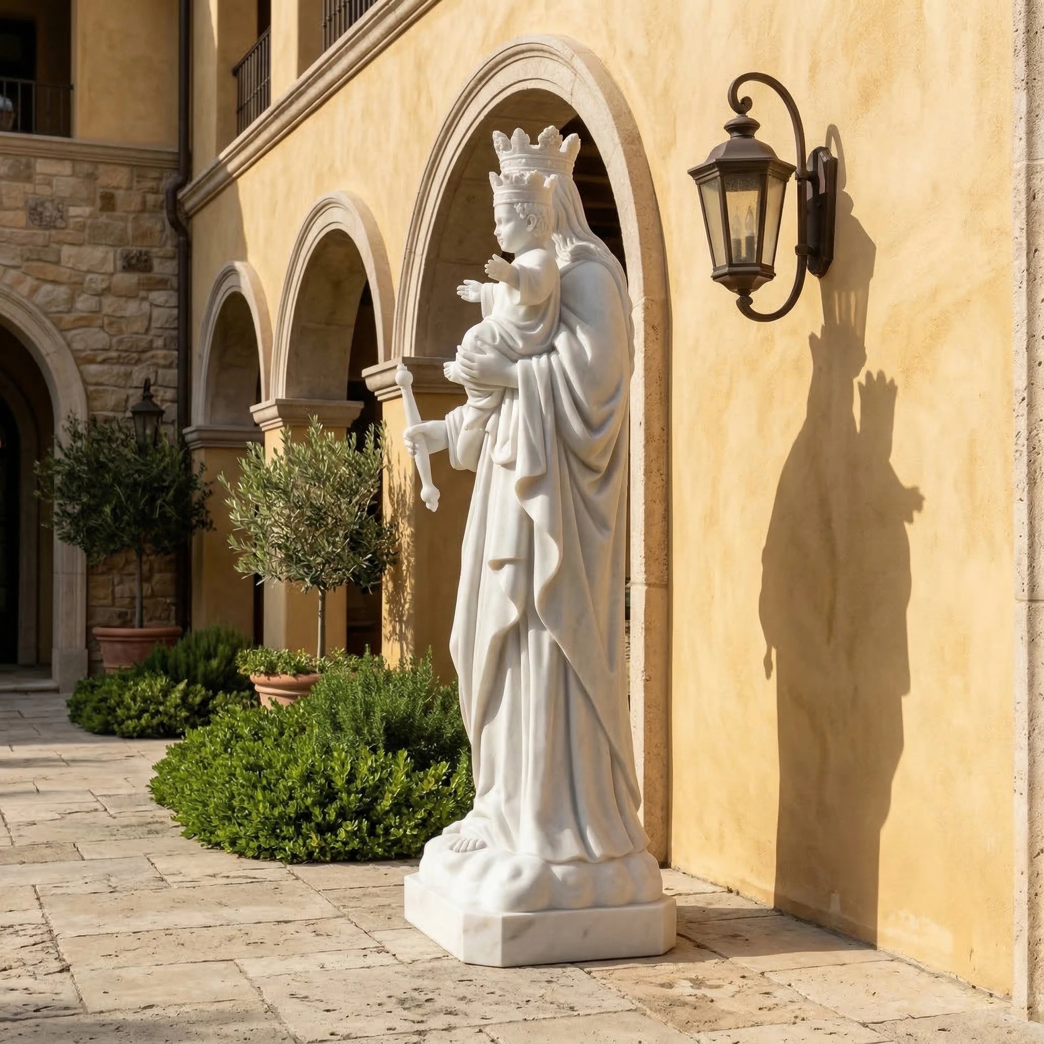 Vela-Natural-Marble-Madonna-and-Child-Sculpture-Courtyard-Statue-VSMS-4382-03