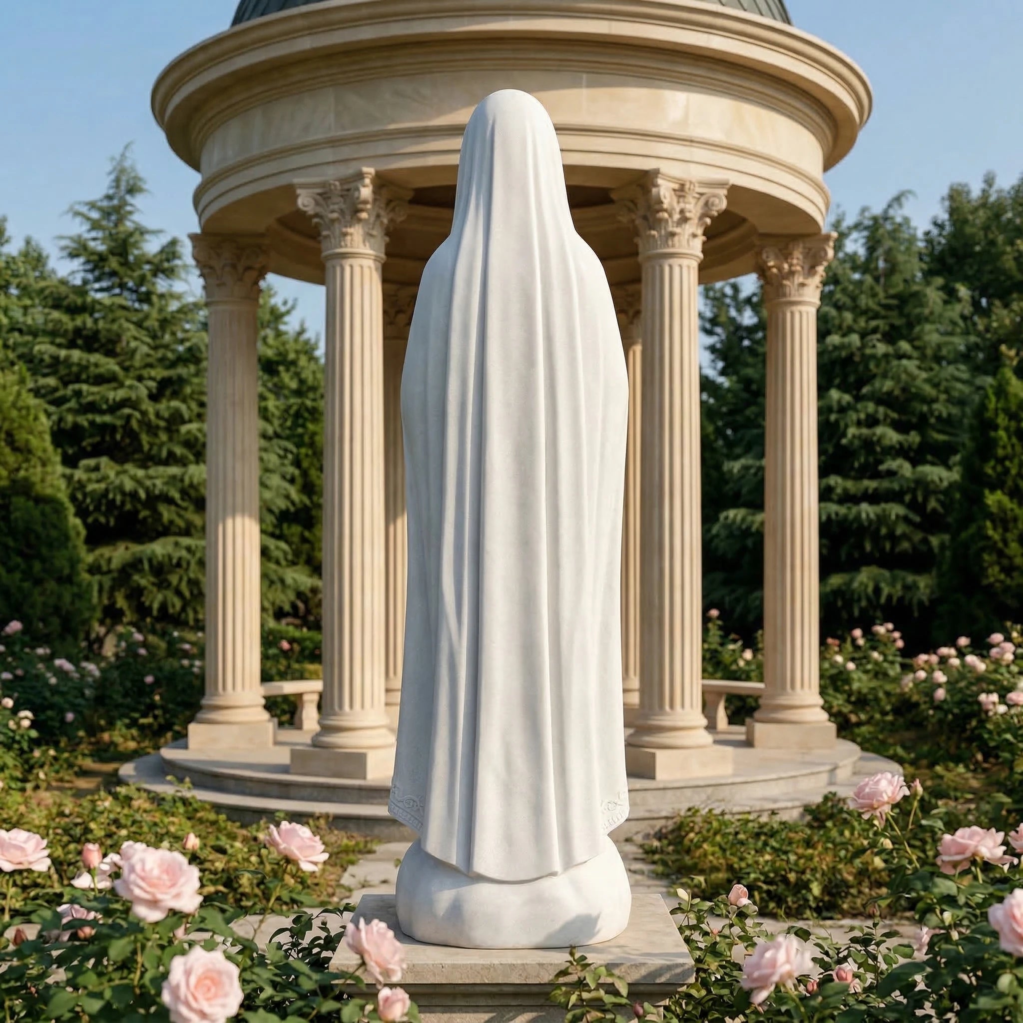 Vela-Natural-Marble-Marian-Sculpture-Praying-Hands-VSMS-4829-02