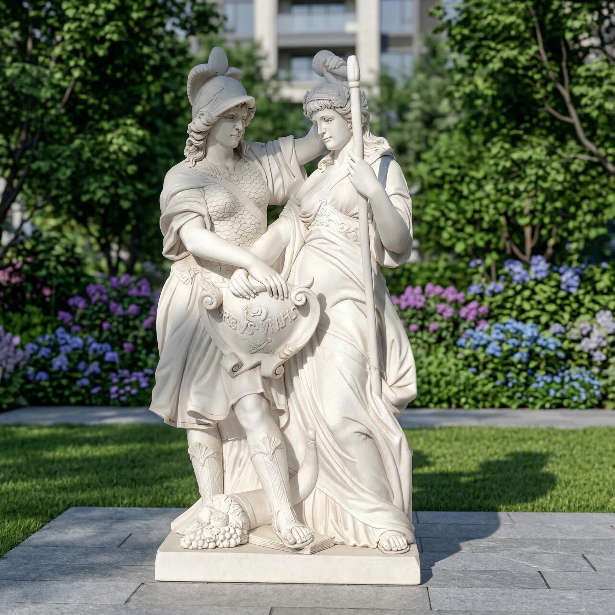 Vela-Natural-Marble-Mythic-Guardian-Figures-Sculpture-Entrance-Statement-VSMS-8429-04