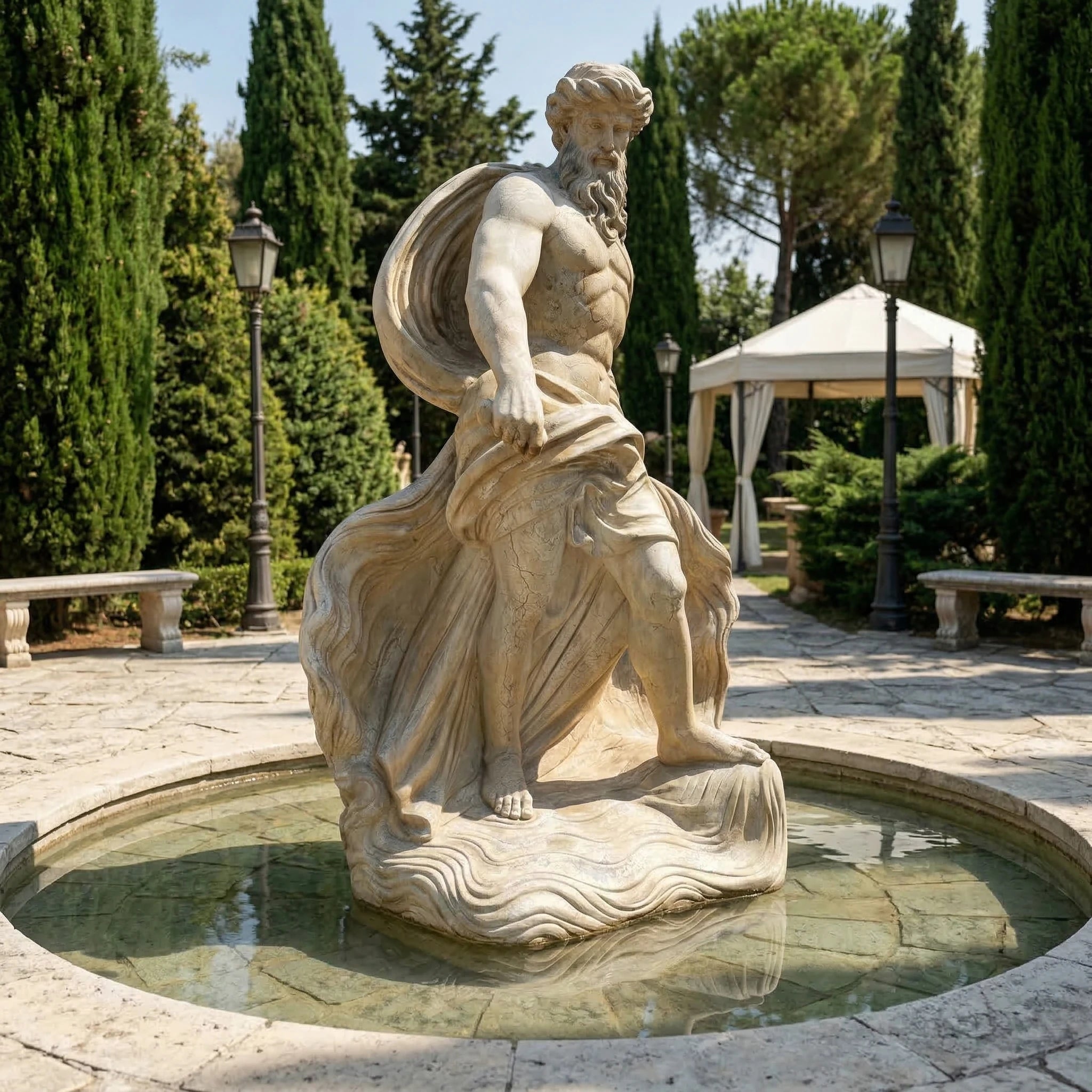 Vela-Natural-Marble-Mythic-Male-Figure-Sculpture-Garden-Fountain-Placement-VSMS-3298-02