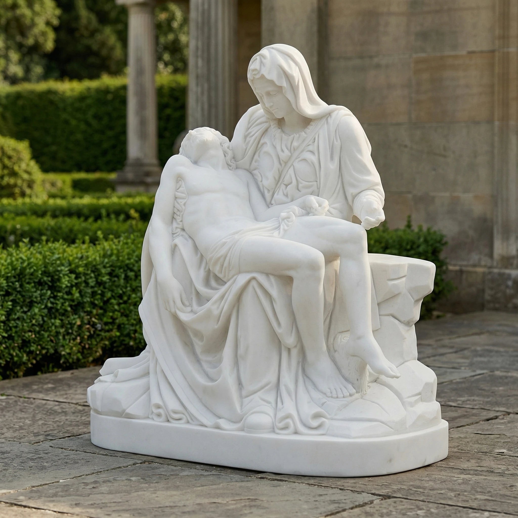 Vela-Natural-Marble-Pieta-Sculpture-Garden-Courtyard-VSMS-694-03