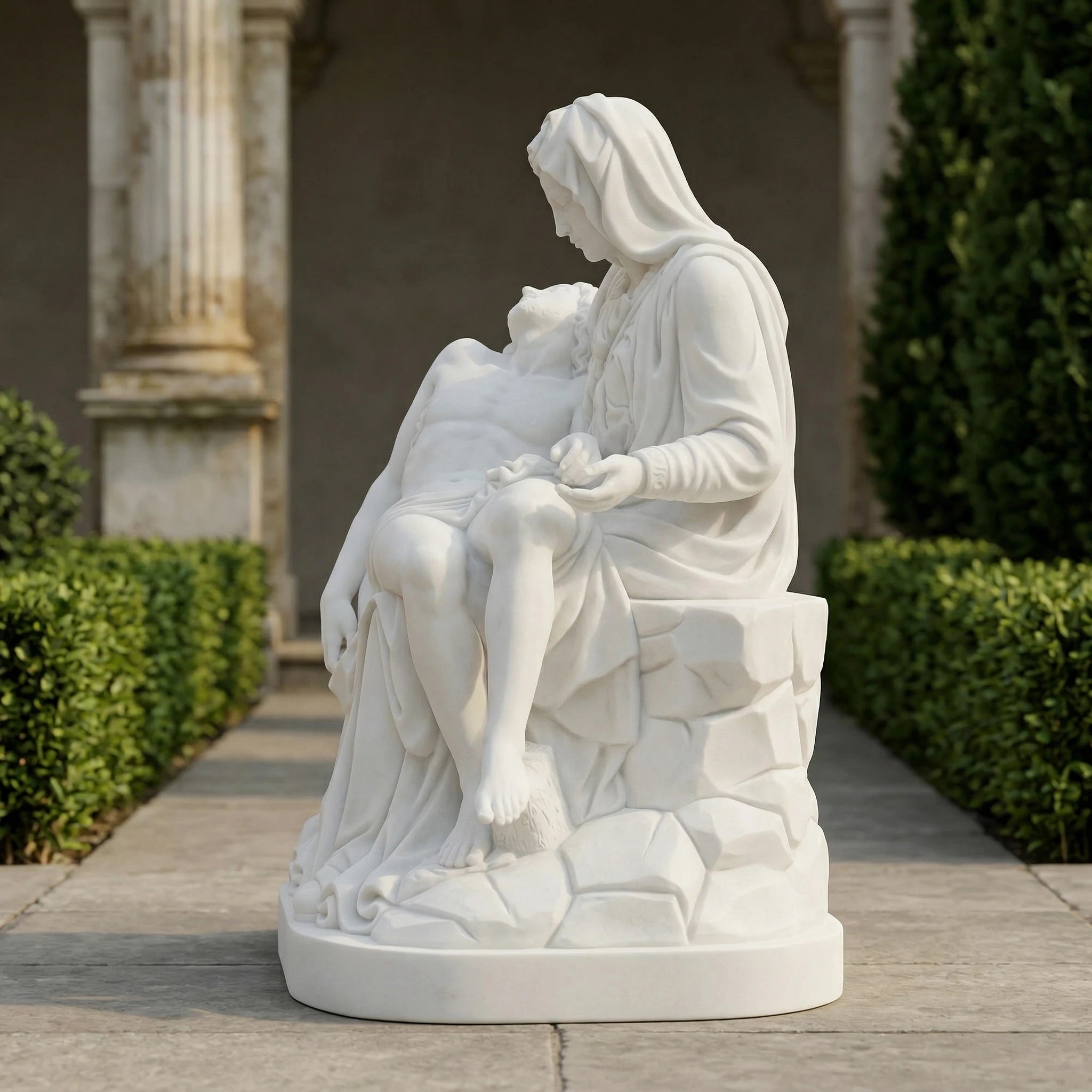 Vela-Natural-Marble-Pieta-Sculpture-Garden-Courtyard-VSMS-694-04