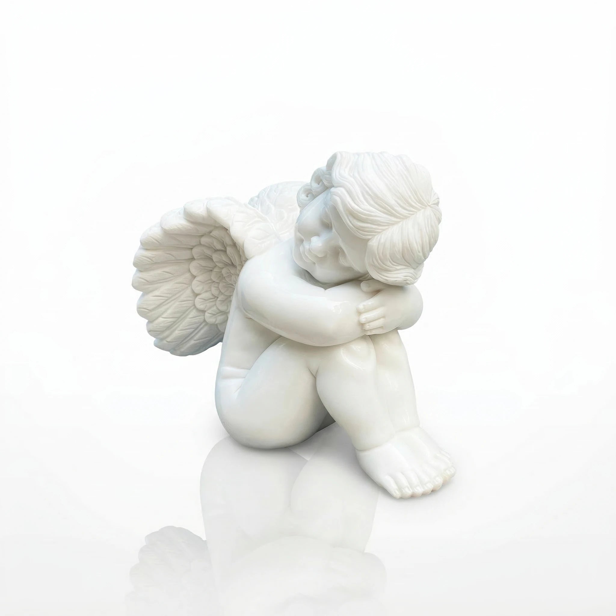 Vela-Natural-Marble-Resting-Cherub-Sculpture-Garden-Pedestal-VSMS-4812-06