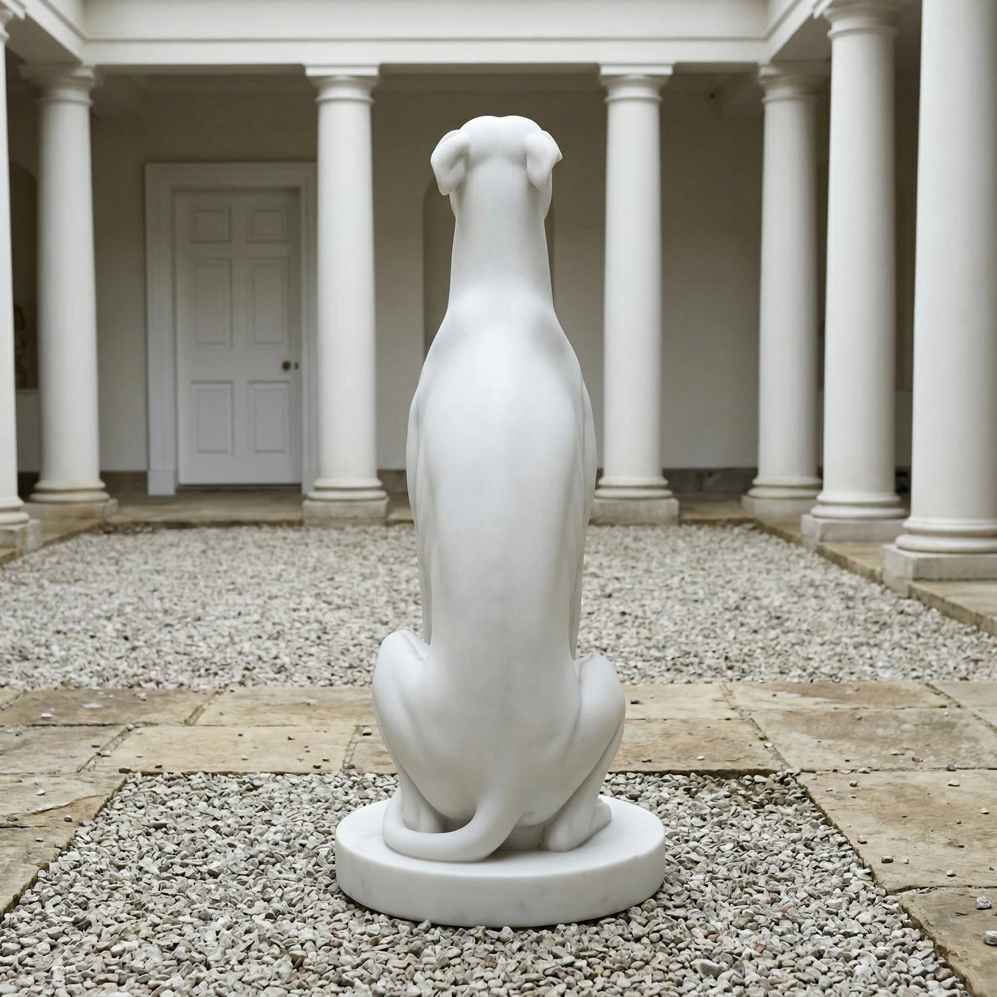 Vela-Natural-Marble-Seated-Hound-Sculpture-Courtyard-Guardian-VSMS-617-02
