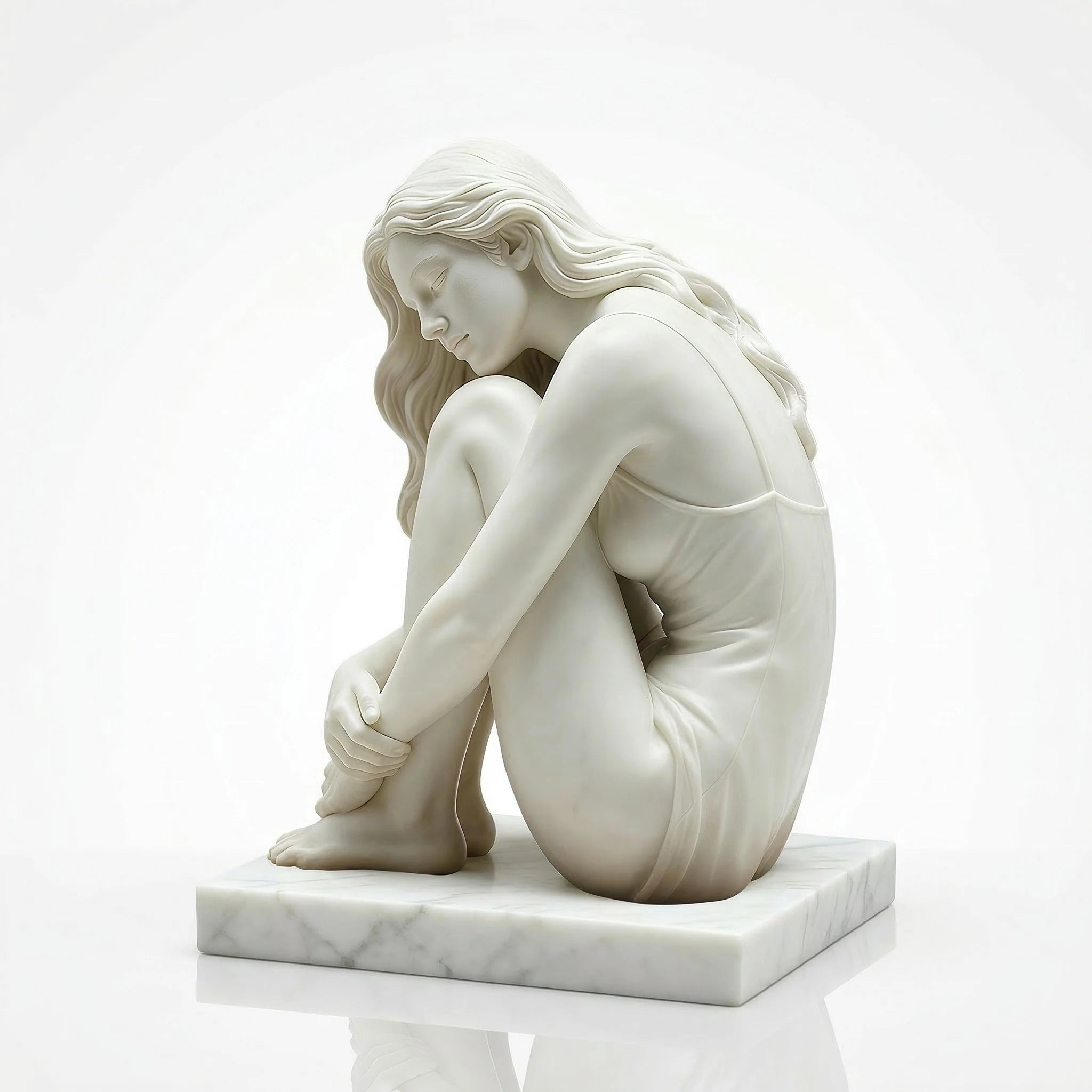 Vela-Natural-Marble-Seated-Woman-Sculpture-on-Plinth-VSMS-3017-06