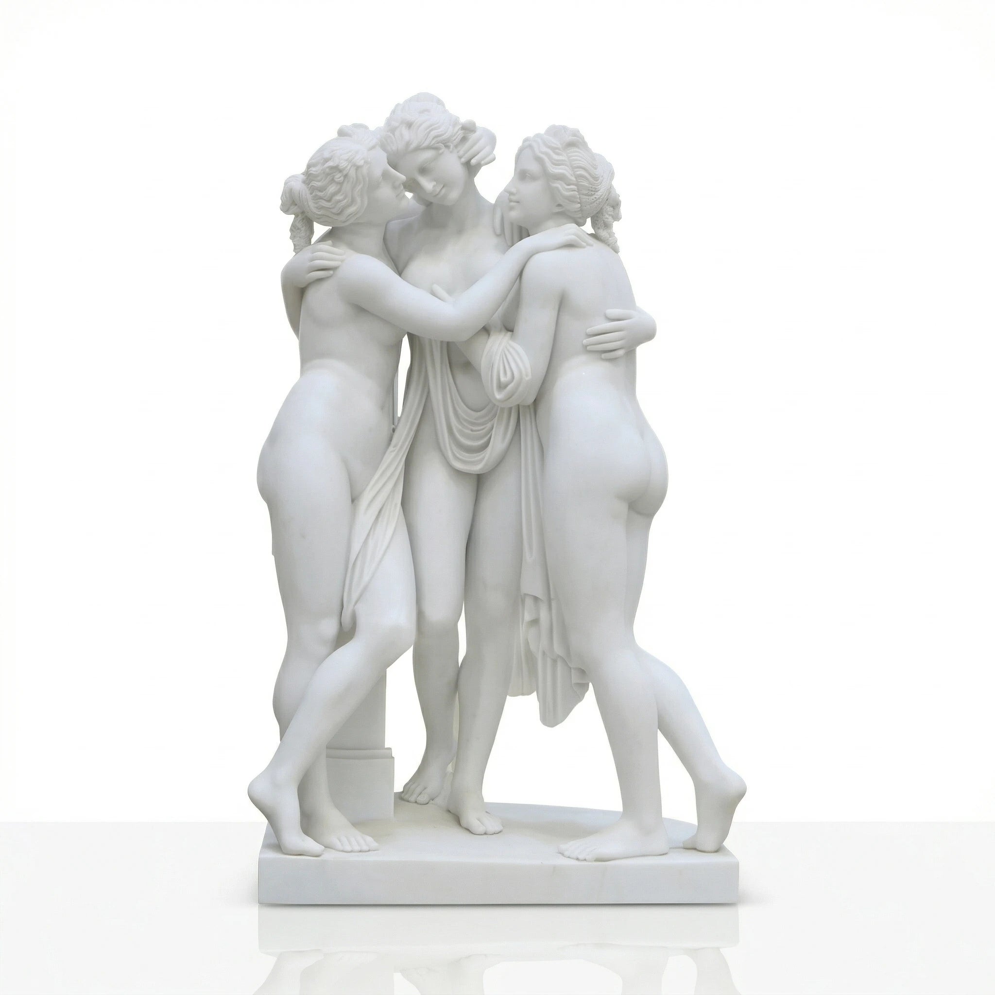 Vela-Natural-Marble-Three-Graces-Sculpture-Garden-Pedestal-VSMS-946-05