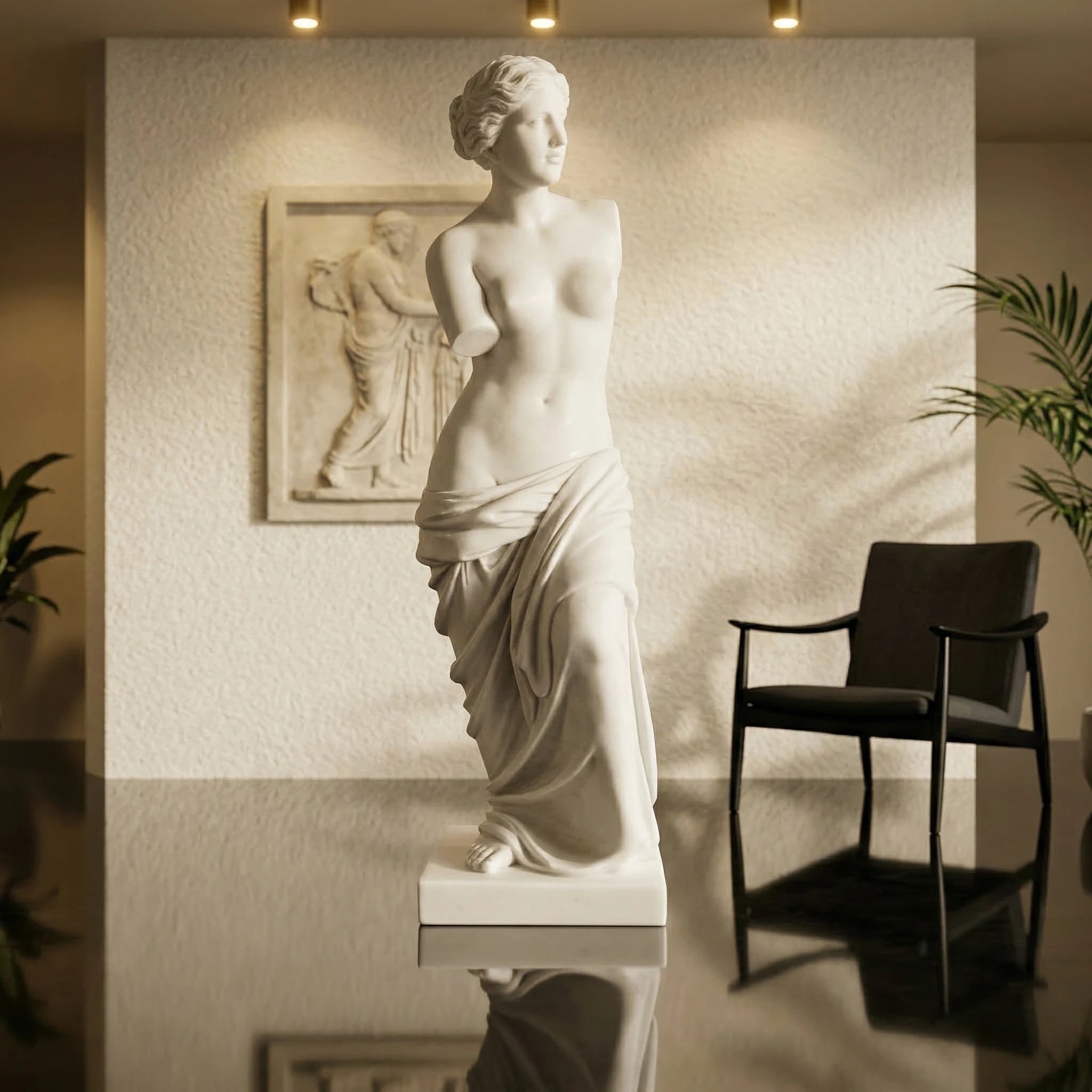 Vela-Natural-Marble-Venus-Female-Form-Sculpture-Contrapposto-Indoor-VSMS-5290-01