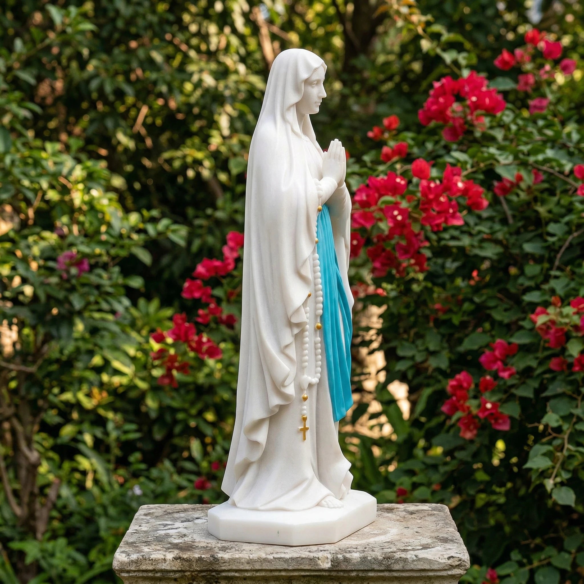 Vela-Natural-Marble-Virgin-Mary-Sculpture-Garden-Pedestal-VSMS-637-03