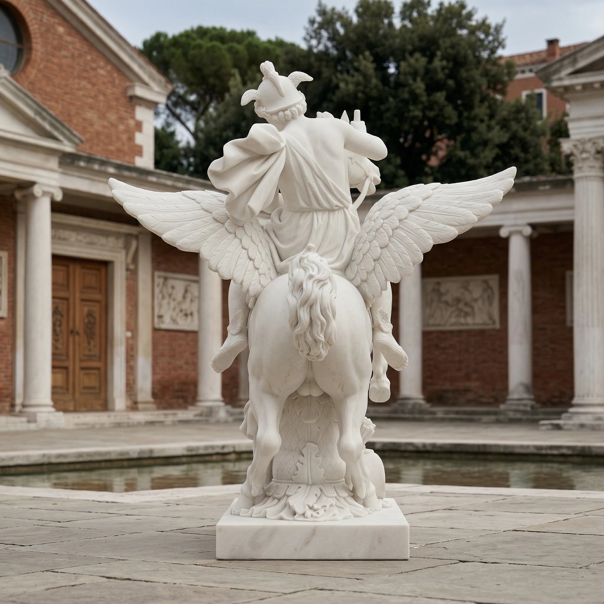 Vela-Natural-Marble-Winged-Horse-and-Cupid-Sculpture-Garden-Fountain-Placement-VSMS-538-02