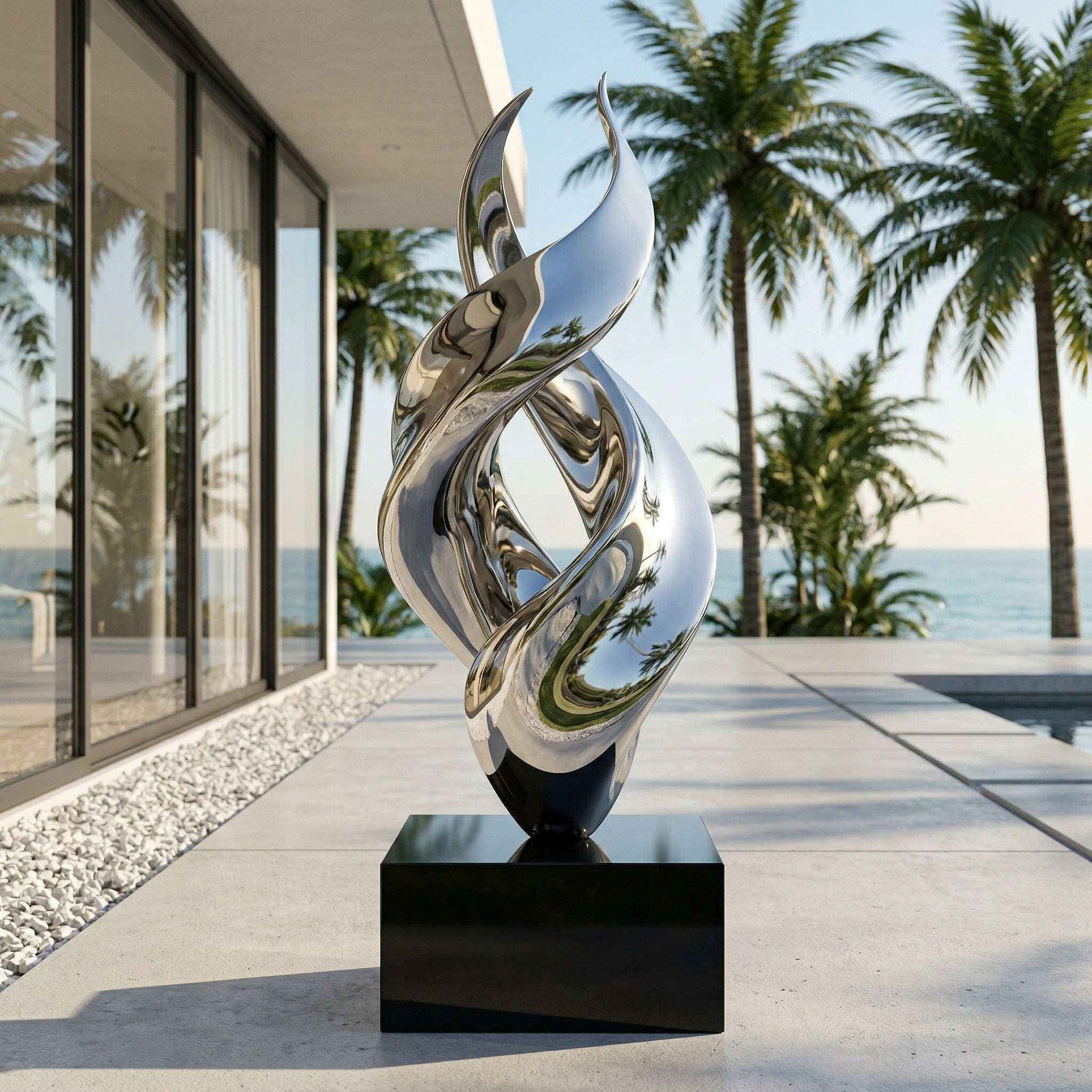 Vela-Stainless-Steel-Abstract-Architectural-Geometric-Sculpture-Twisting-Vertical-Ribbons-VSSSS-3721-02