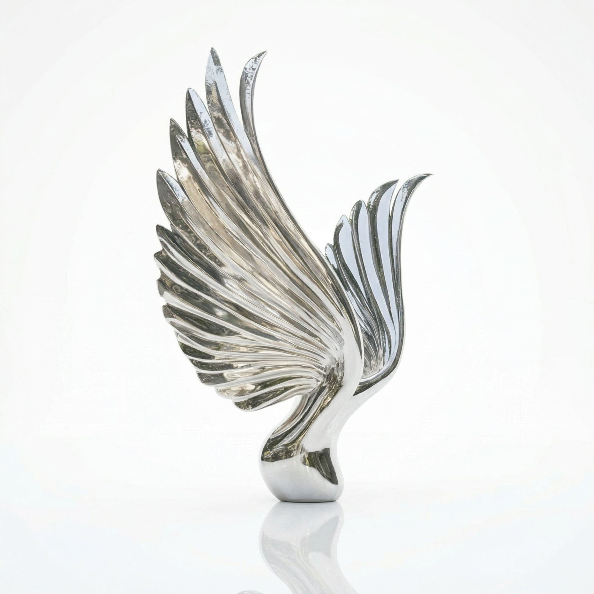 Vela-Stainless-Steel-Abstract-Avian-Sculpture-Garden-Pedestal-VSSSSS-2764-05