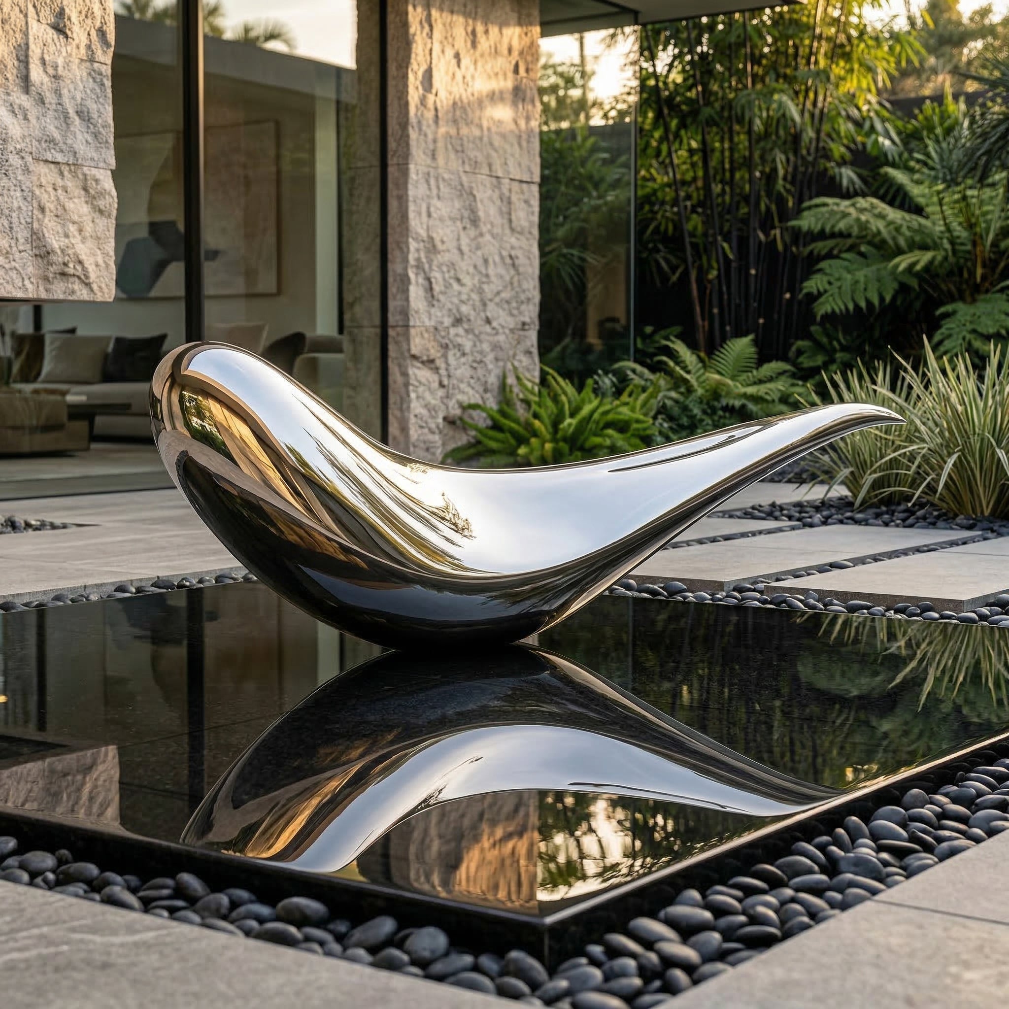 Vela-Stainless-Steel-Abstract-Biomorphic-Sculpture-Ribbon-Placement-VSSSS-5732-02
