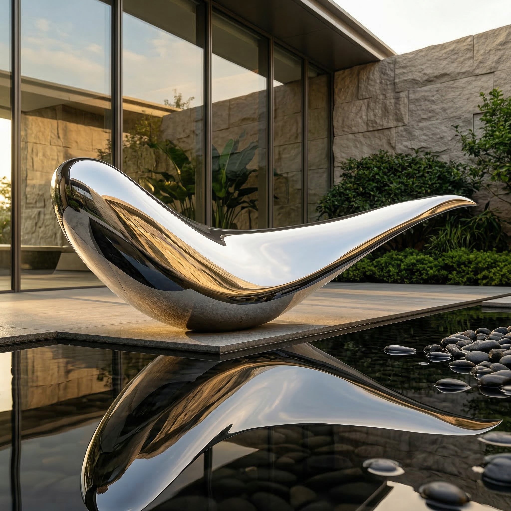 Vela-Stainless-Steel-Abstract-Biomorphic-Sculpture-Ribbon-Placement-VSSSS-5732-04
