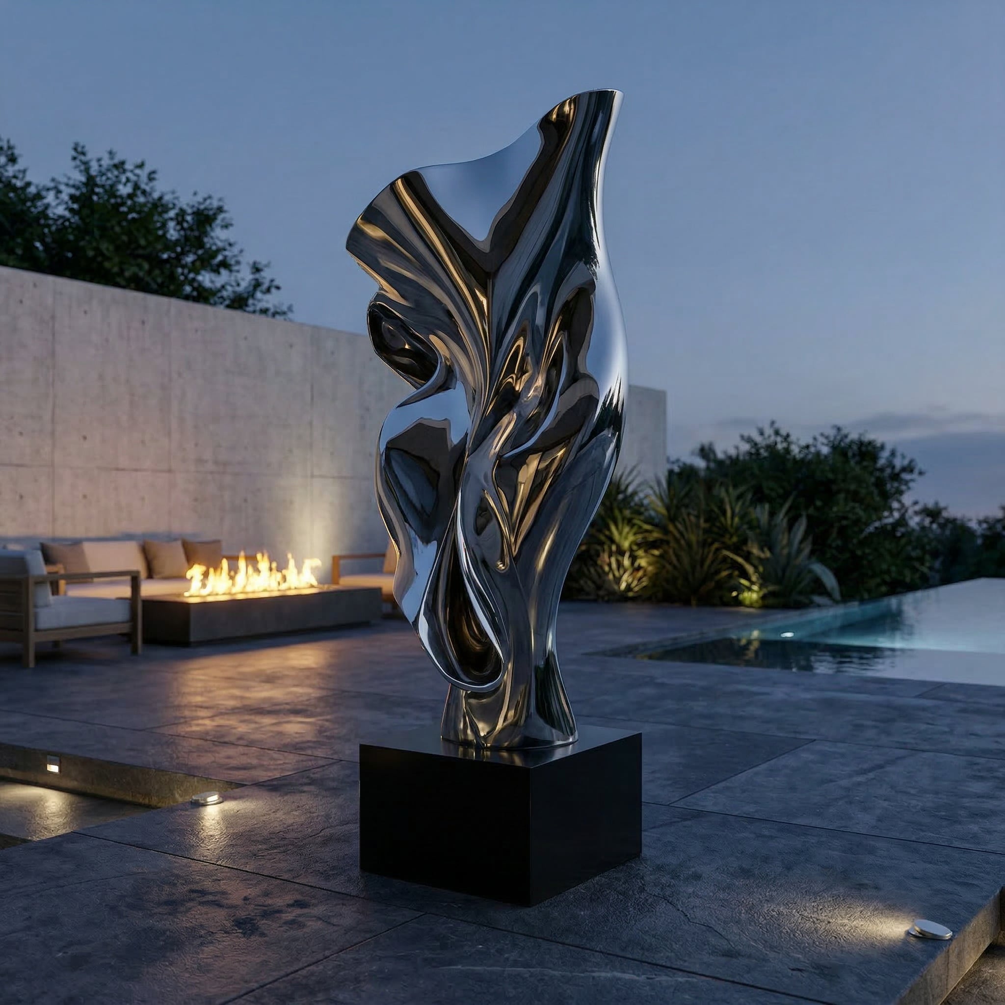 Vela-Stainless-Steel-Abstract-Figure-Sculpture-Reflective-Plinth-VSSSS-417-02