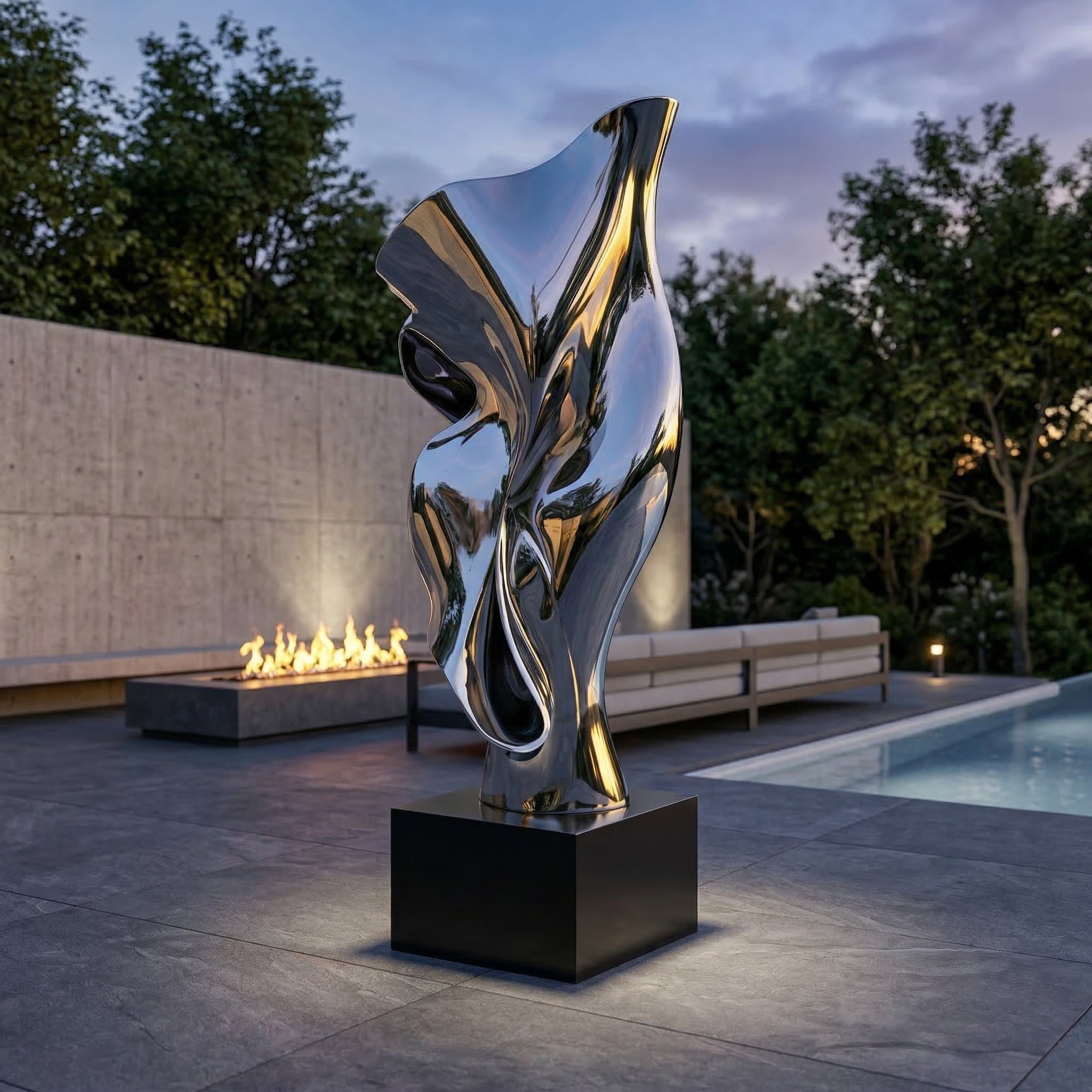 Vela-Stainless-Steel-Abstract-Figure-Sculpture-Reflective-Plinth-VSSSS-417-05