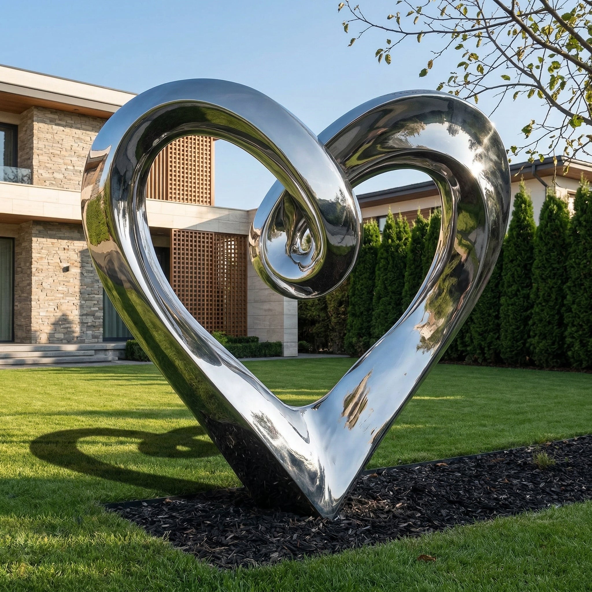 Vela-Stainless-Steel-Abstract-Geometric-Sculpture-Continuous-Loop-VSSSS-6427-01