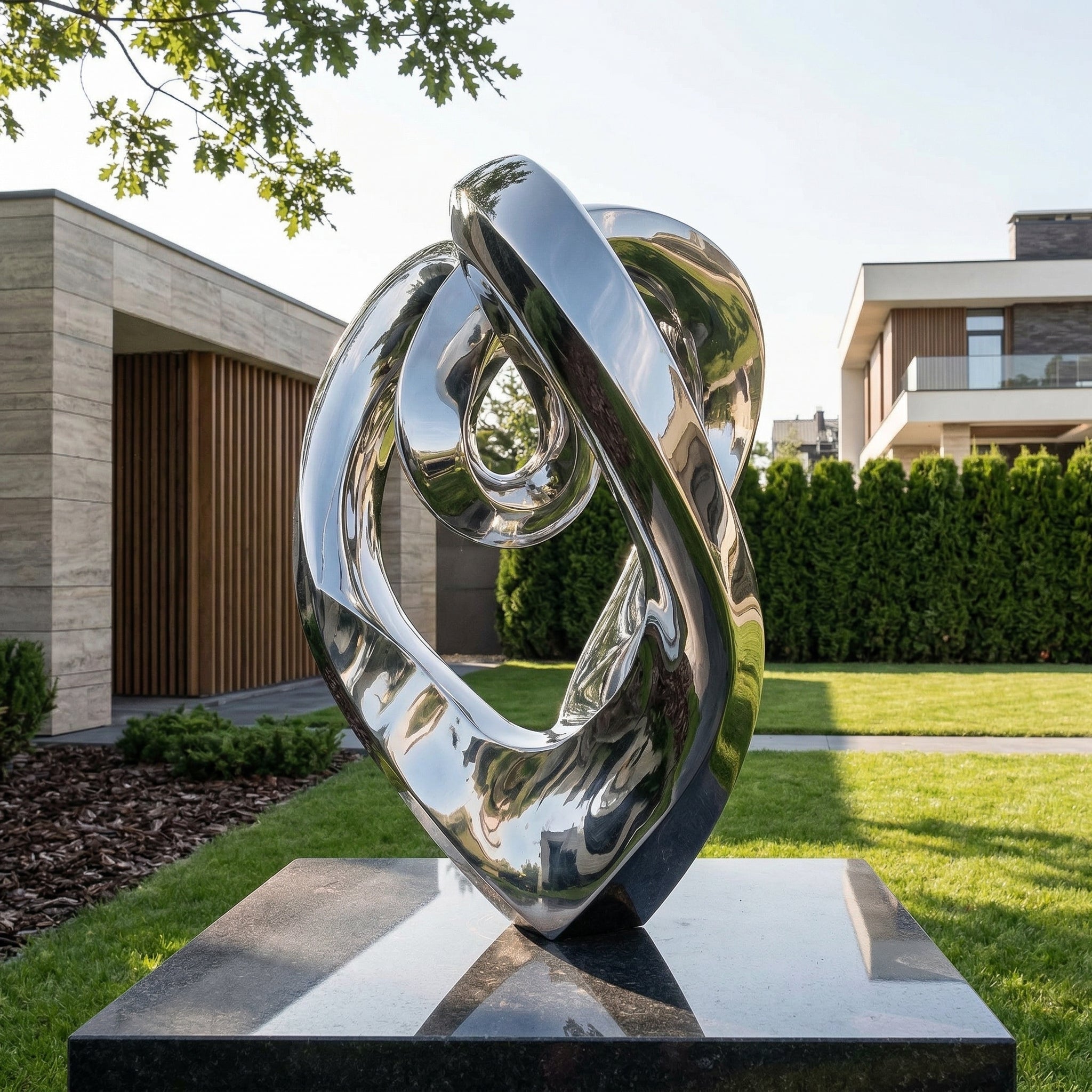 Vela-Stainless-Steel-Abstract-Geometric-Sculpture-Continuous-Loop-VSSSS-6427-02