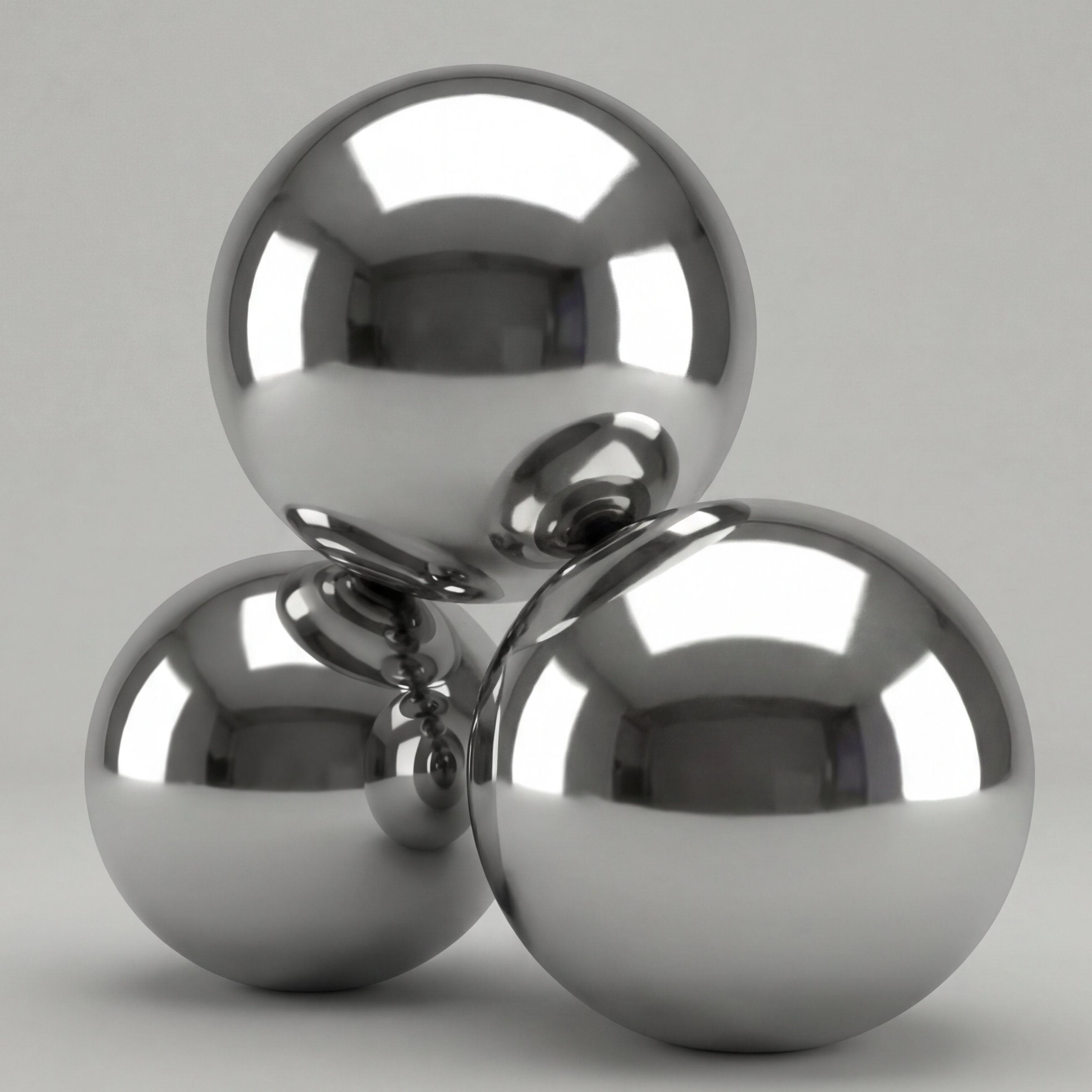 Vela-Stainless-Steel-Abstract-Geometric-Sculpture-Polished-Spherical-Trio-VSSSS-1407-01