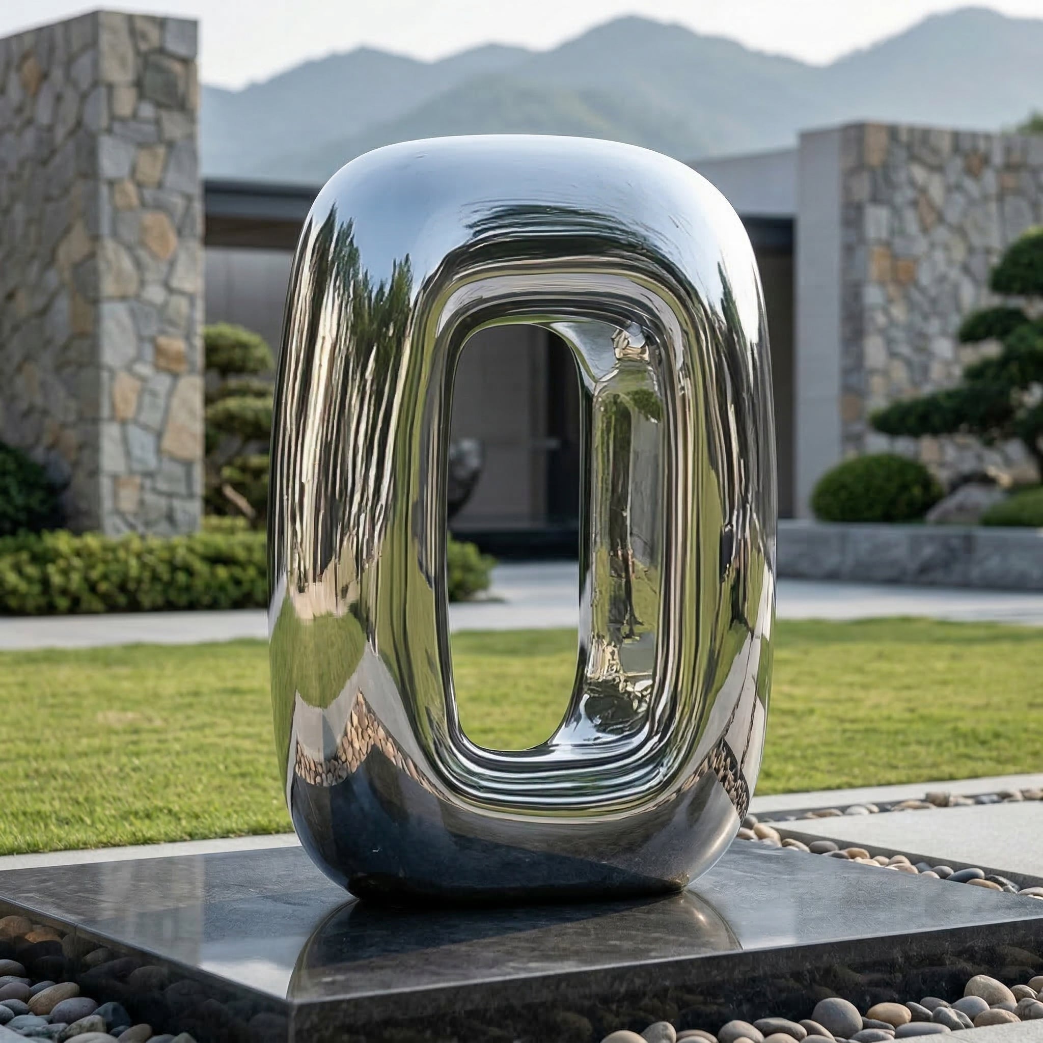 Vela-Stainless-Steel-Abstract-Geometric-Sculpture-Portal-Form-VSSS-6825-01