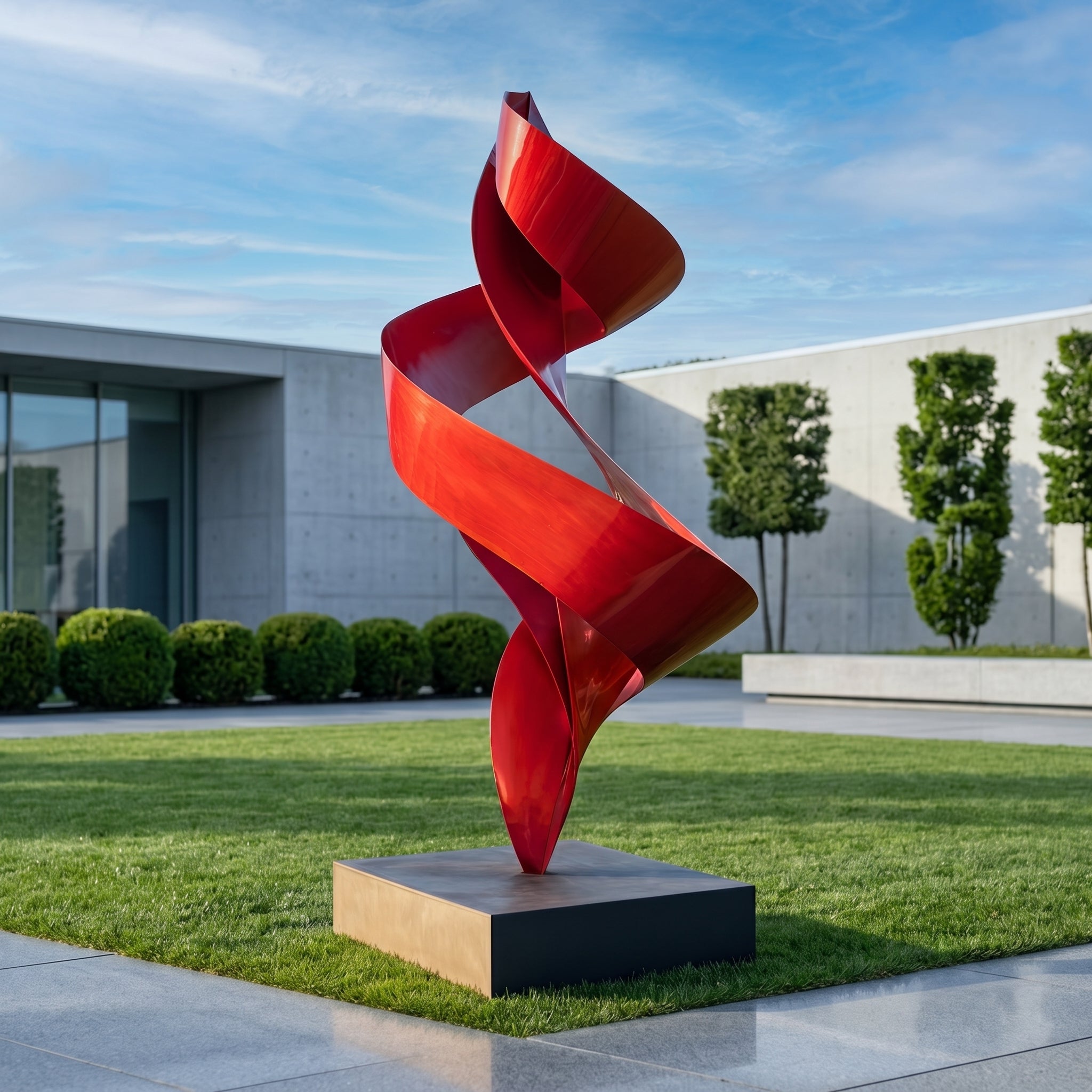 Vela-Stainless-Steel-Abstract-Geometric-Sculpture-Ribbon-Like-Spiral-Placement-VSSS-4421-01
