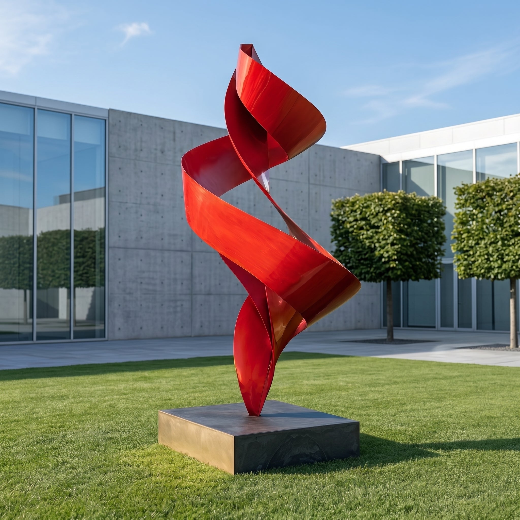 Vela-Stainless-Steel-Abstract-Geometric-Sculpture-Ribbon-Like-Spiral-Placement-VSSS-4421-02