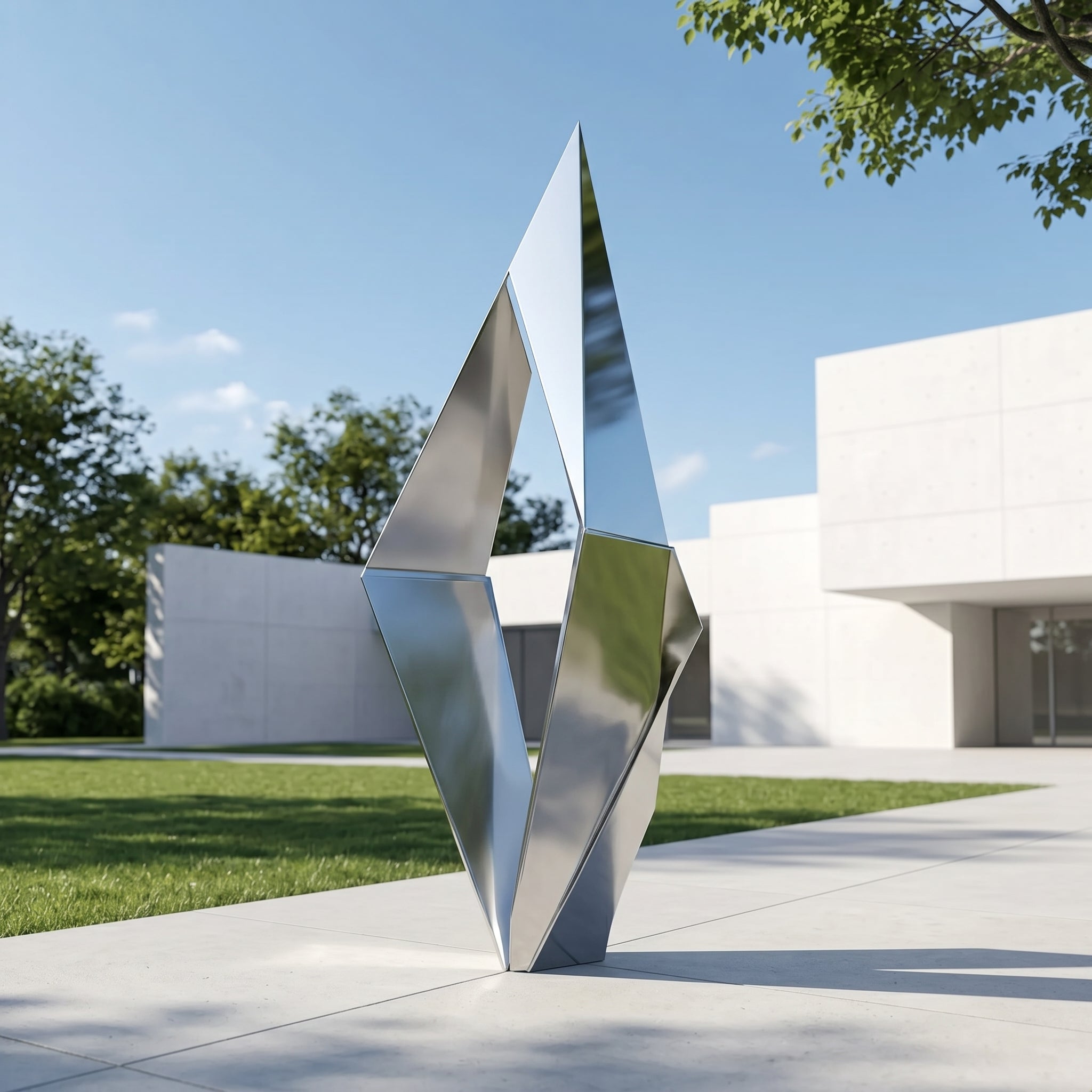 Vela-Stainless-Steel-Abstract-Geometric-Sculpture-Vertical-Monolith-VSSSS-4631-05