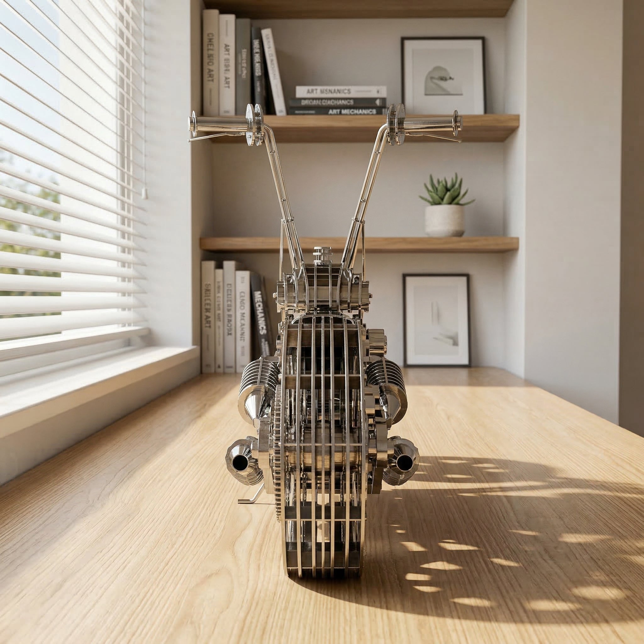 Vela-Stainless-Steel-Abstract-Motorcycle-Sculpture-Tabletop-VSSSSS-5476-02