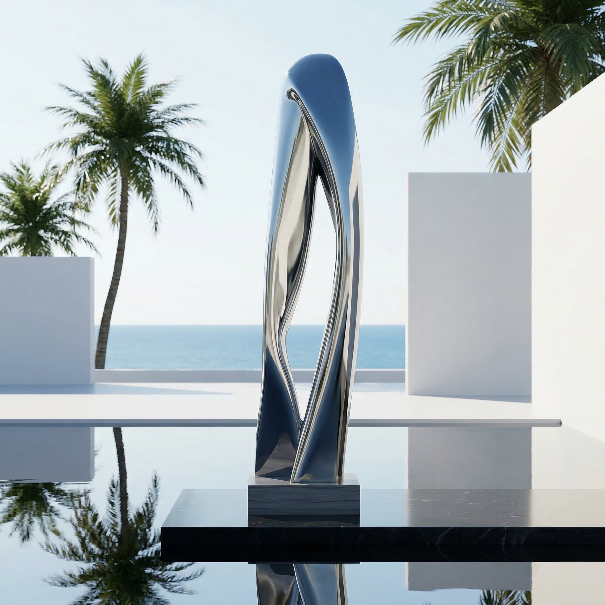 Vela-Stainless-Steel-Abstract-Portal-Sculpture-Poolside-Loop-VSSSS-758-03